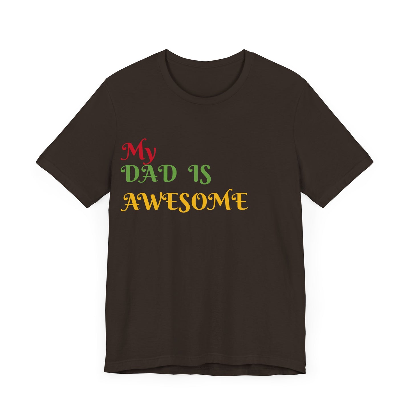 My Dad is Awesome Jersey Short Sleeve Tee