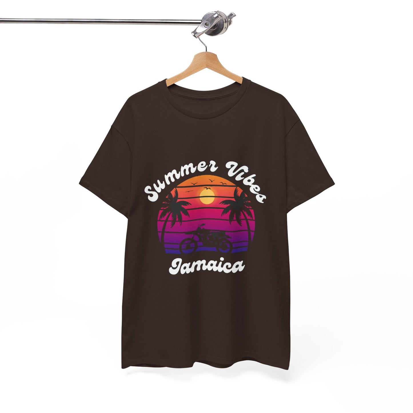 Summer Vibes Unisex Tee, Sunset Tropical Shirt.