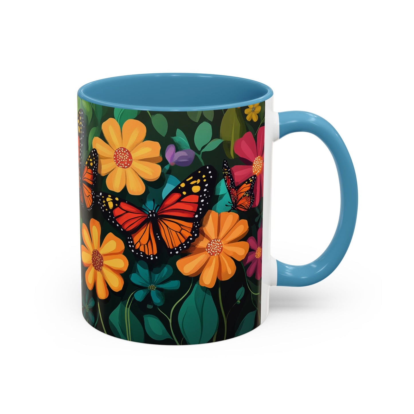 Butterfly Garden Accent Coffee Mug