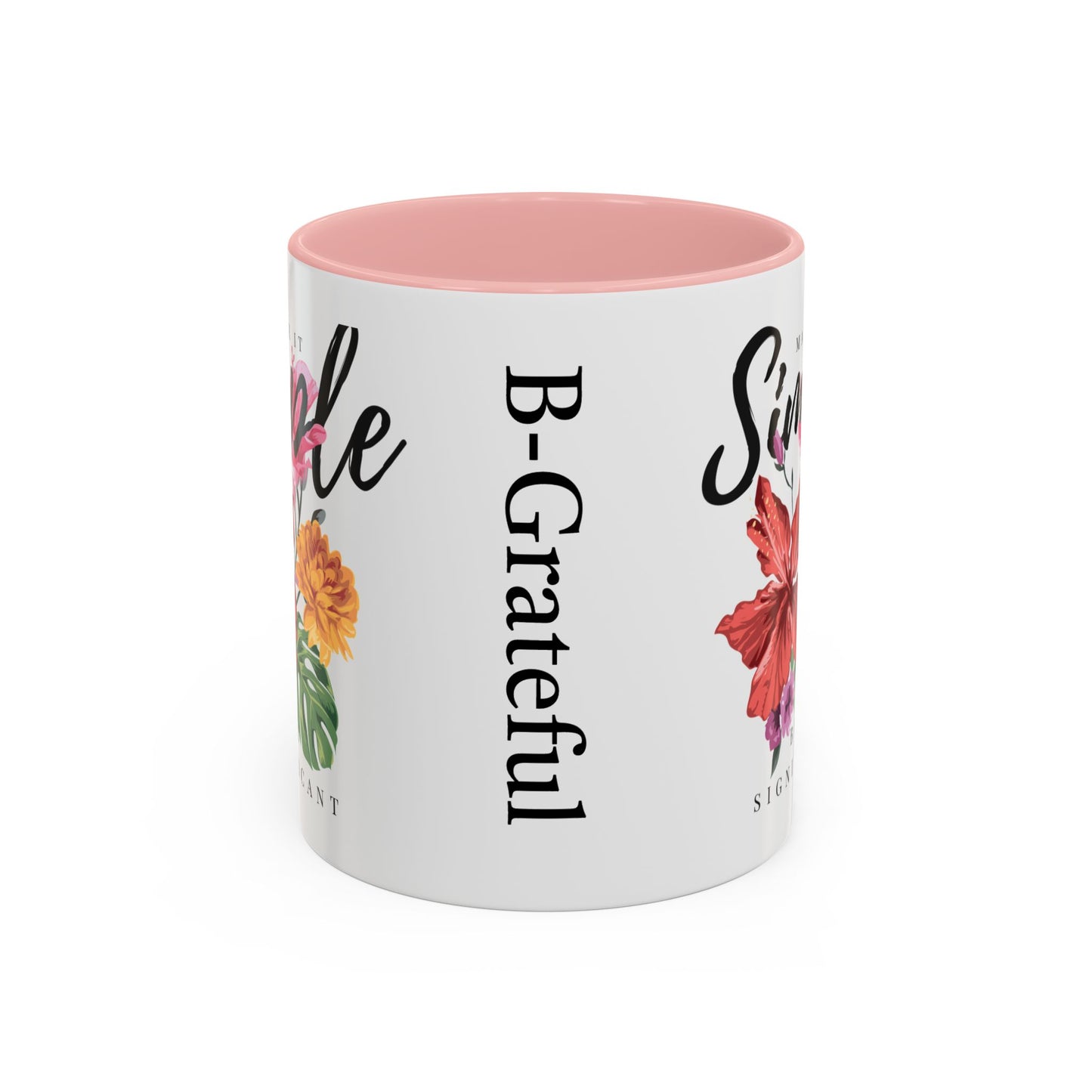 Floral Inspirational Coffee Mug.