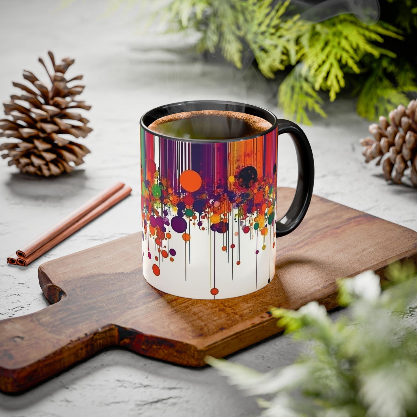 Vibrant Colorful Mugs - Perfect Gift for Coffee Lovers