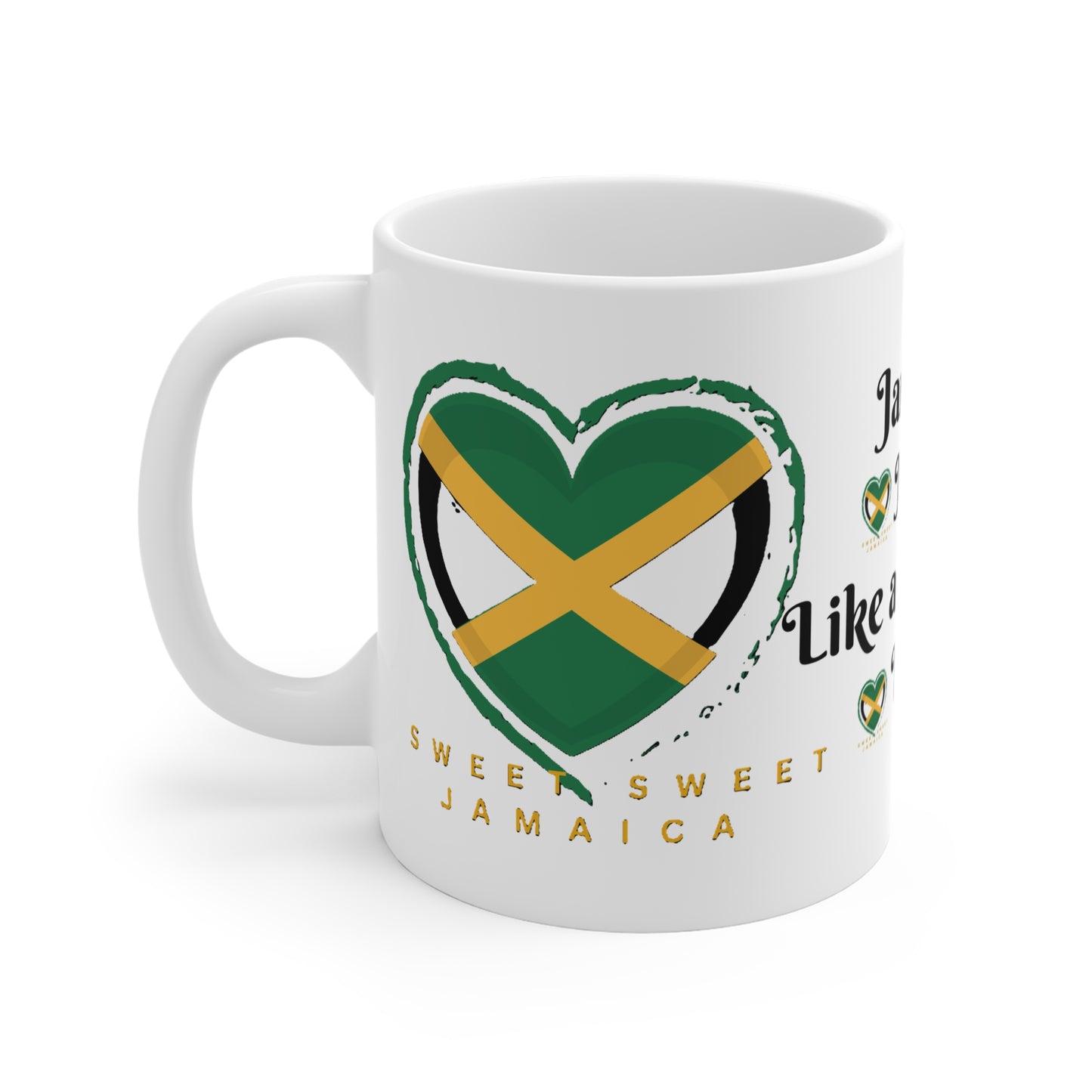 Jamaican Pride Mug, 11oz Coffee Cup, Perfect Gift for Jamaica Lovers.