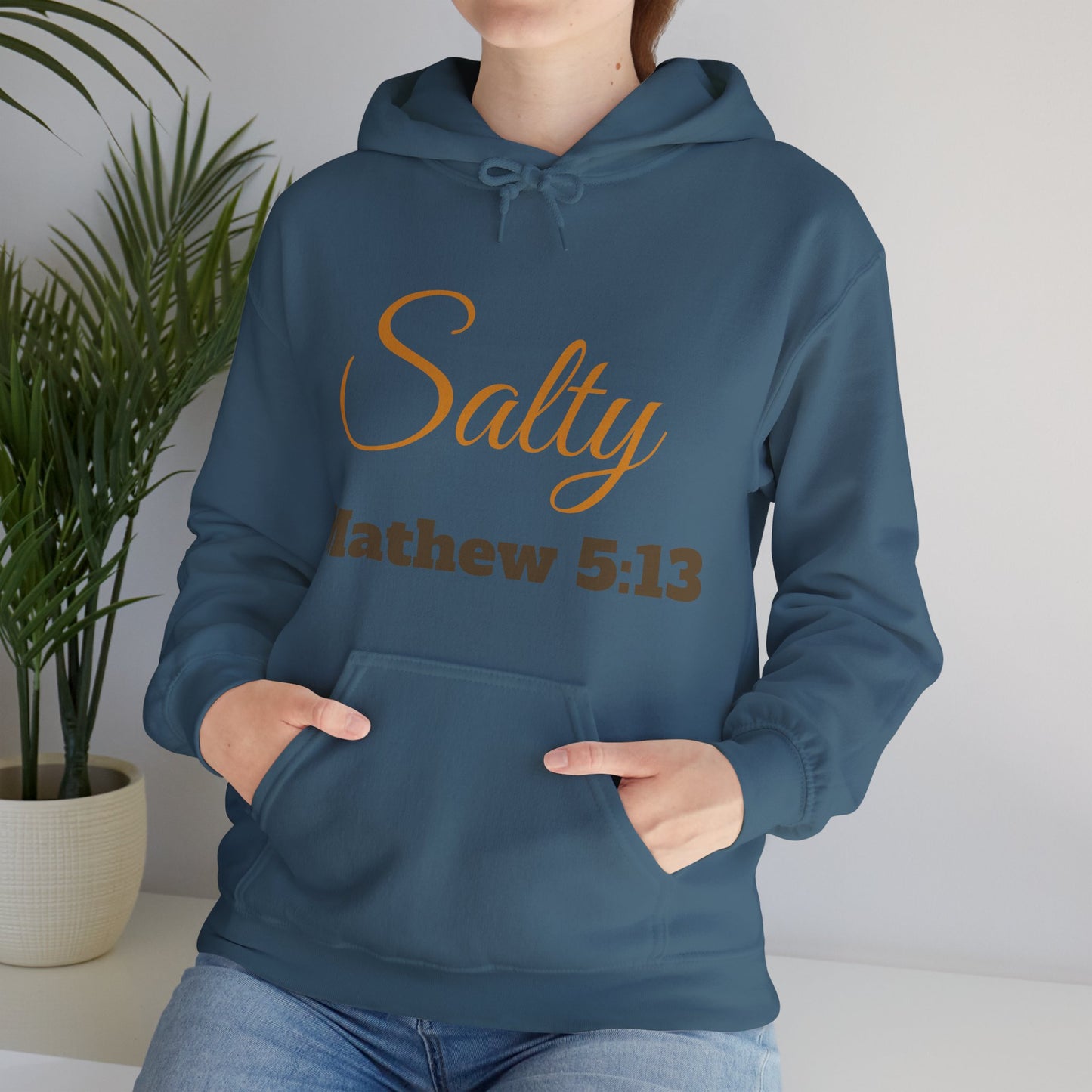 Salty Matthew 5:13 Hoodie — Christian Faith Quote Pullover