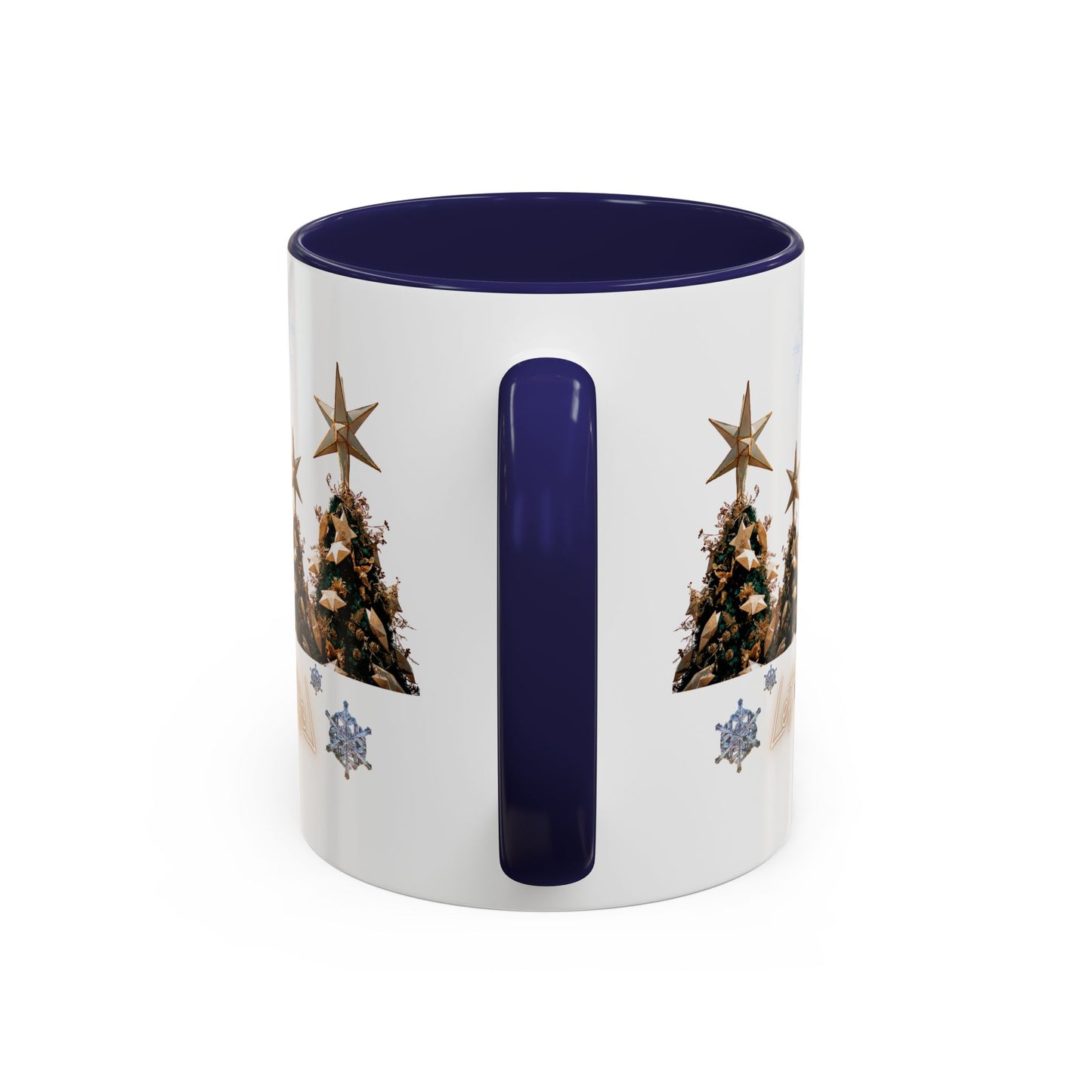 Christmas Trees Accent Coffee Mug – 'Merry Christmas'