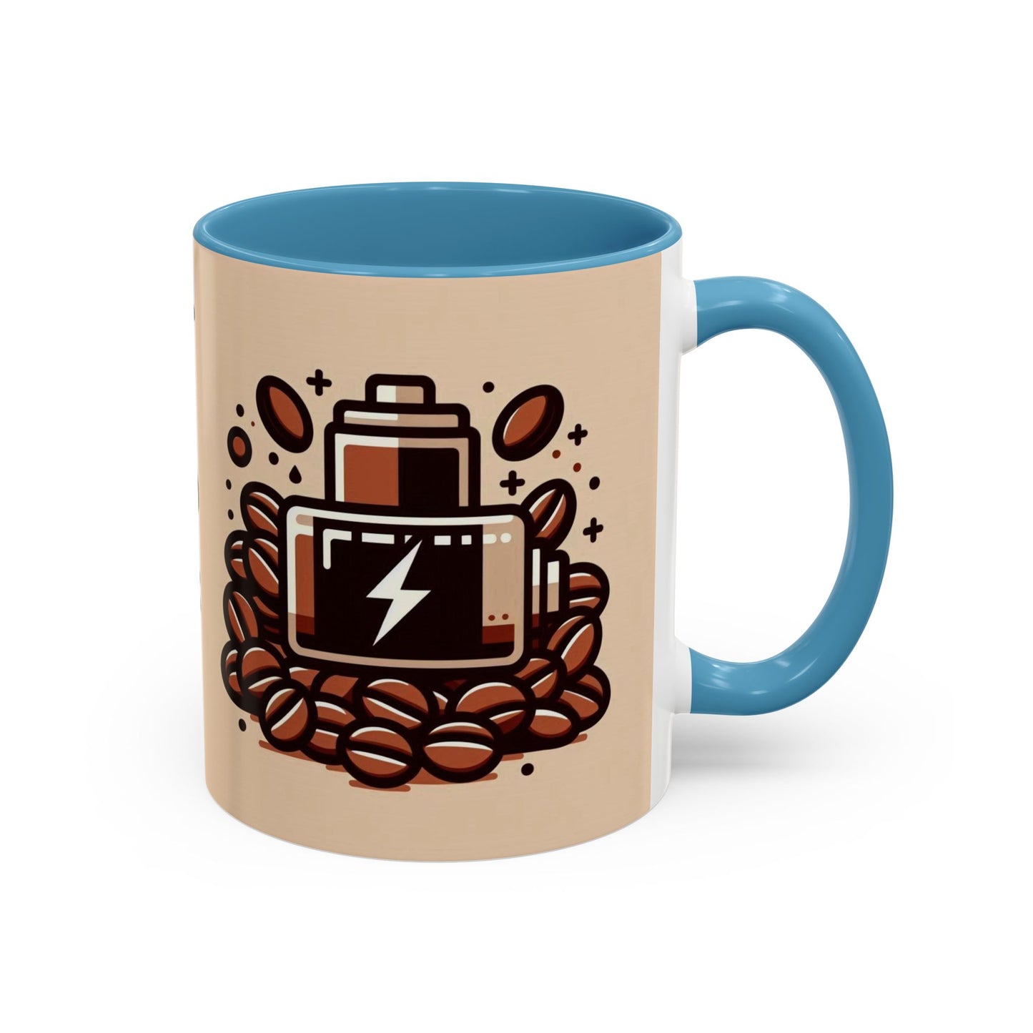 Low Battery Coffee Mug, Funny Coffee Cup, Gift for Caffeine Lovers, Unique Office Mug, Java Enthusiast Cup