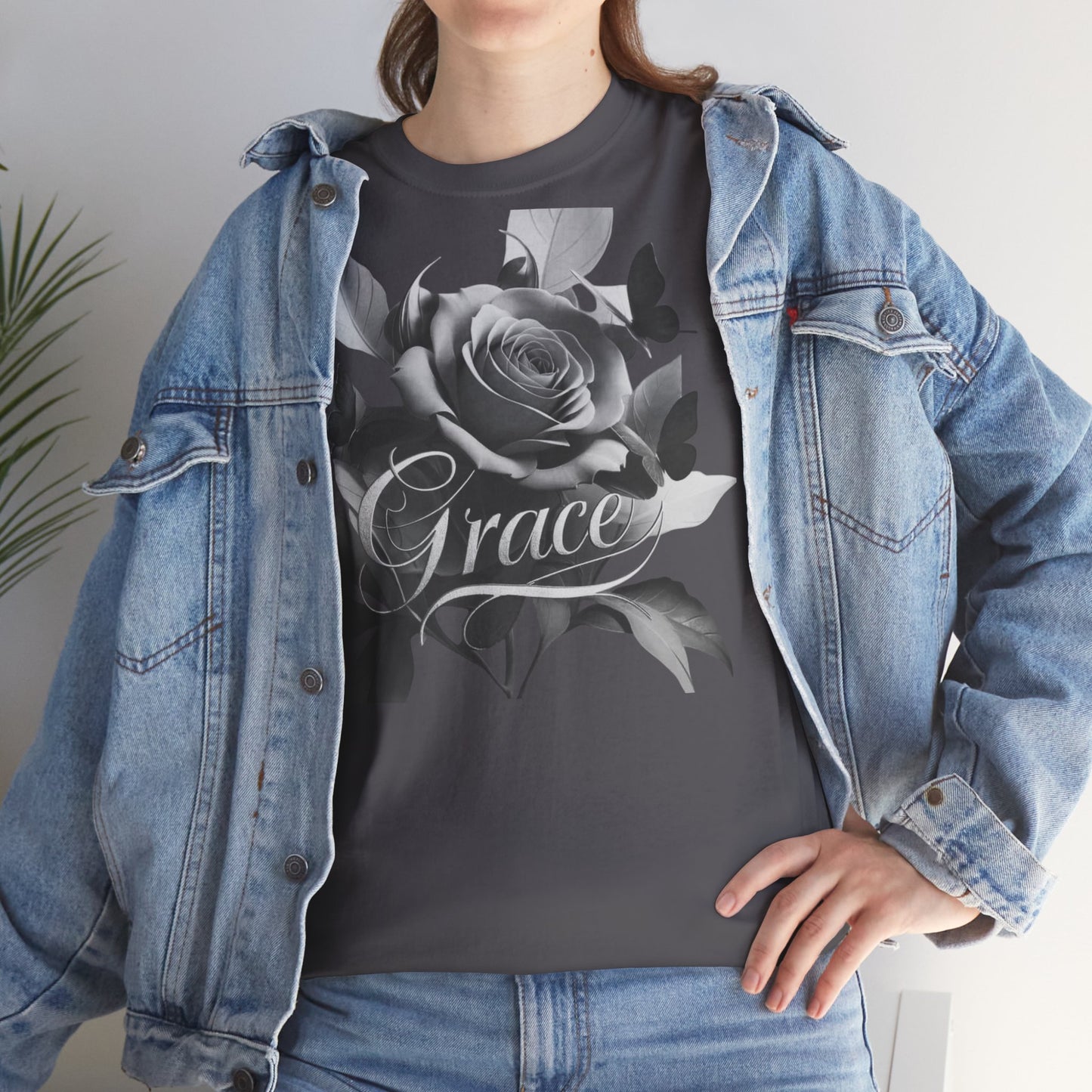 Graced by Roses Unisex Heavy Cotton Tee.