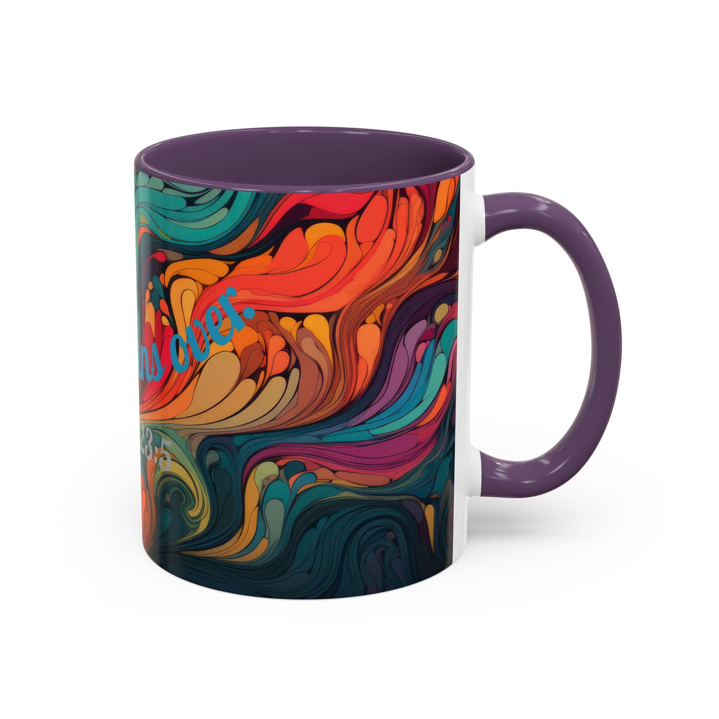 Colorful Ceramic Cup, Motivational Gift.