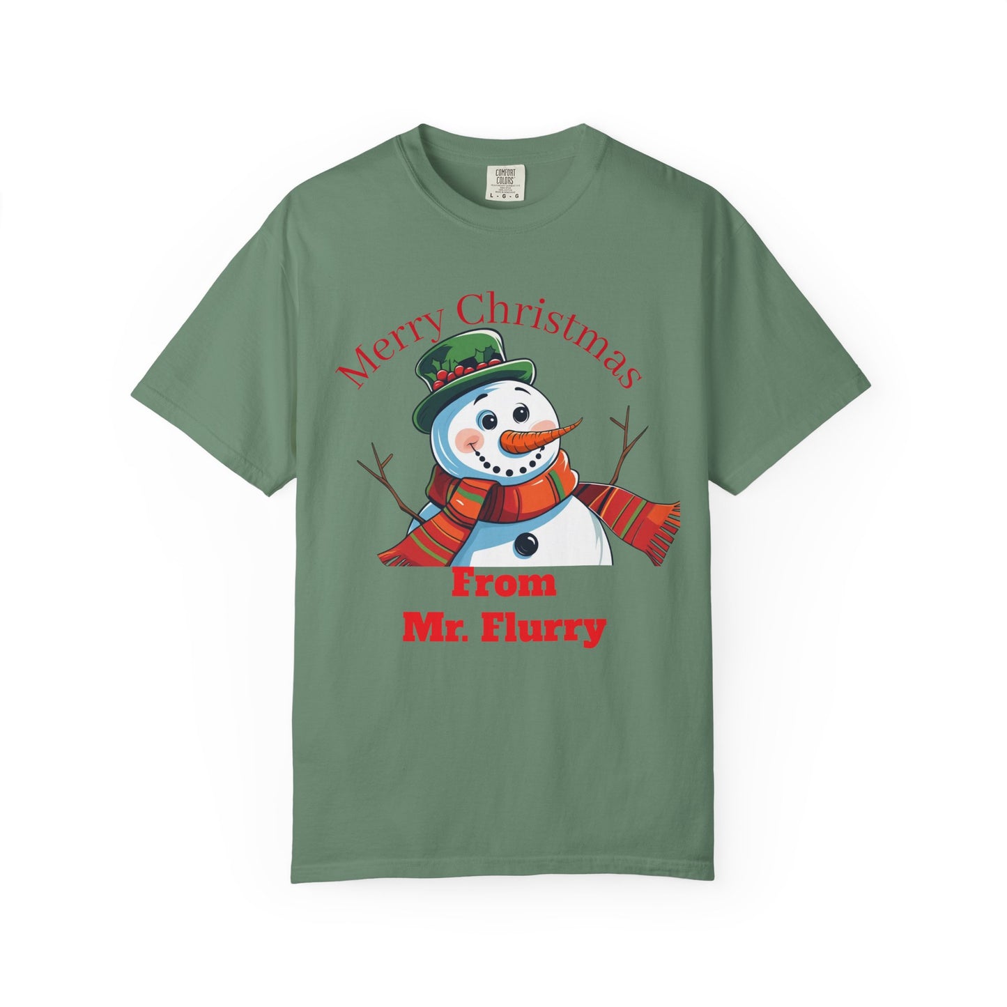 Merry Christmas Snowman T-Shirt, Holiday Gift Shirt, Festive Tee.