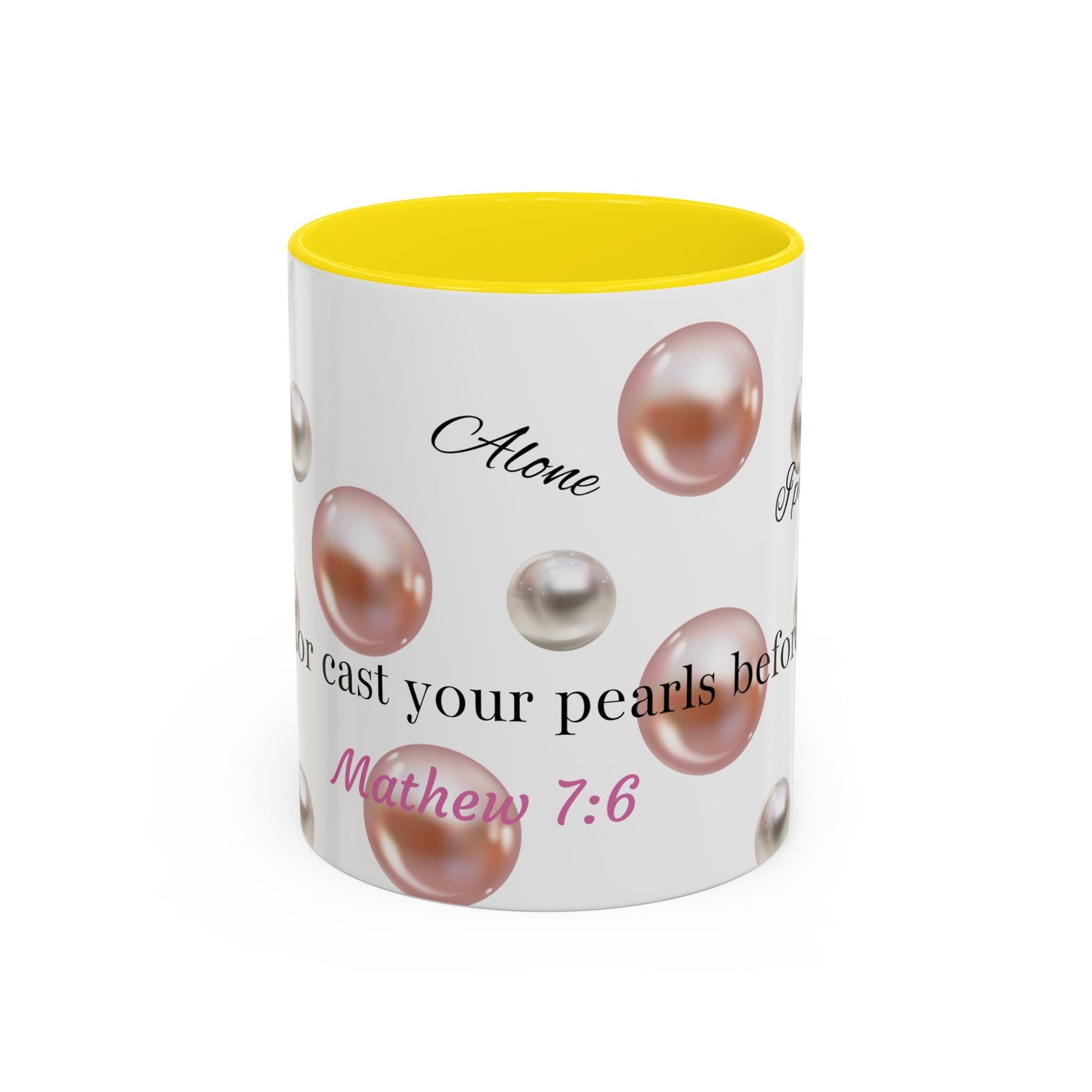 Elegant Pearls Inspirational Coffee Mug