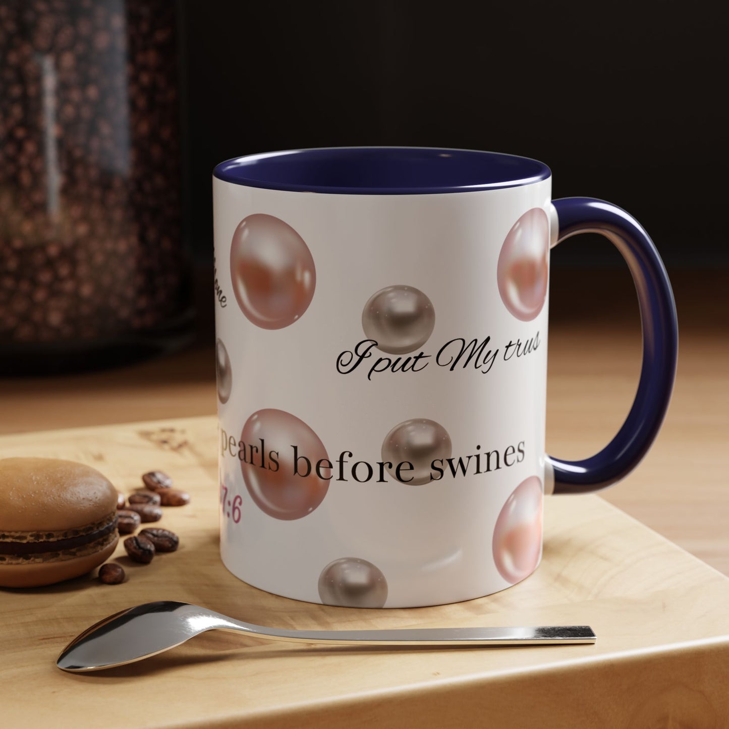 Elegant Pearls Inspirational Coffee Mug