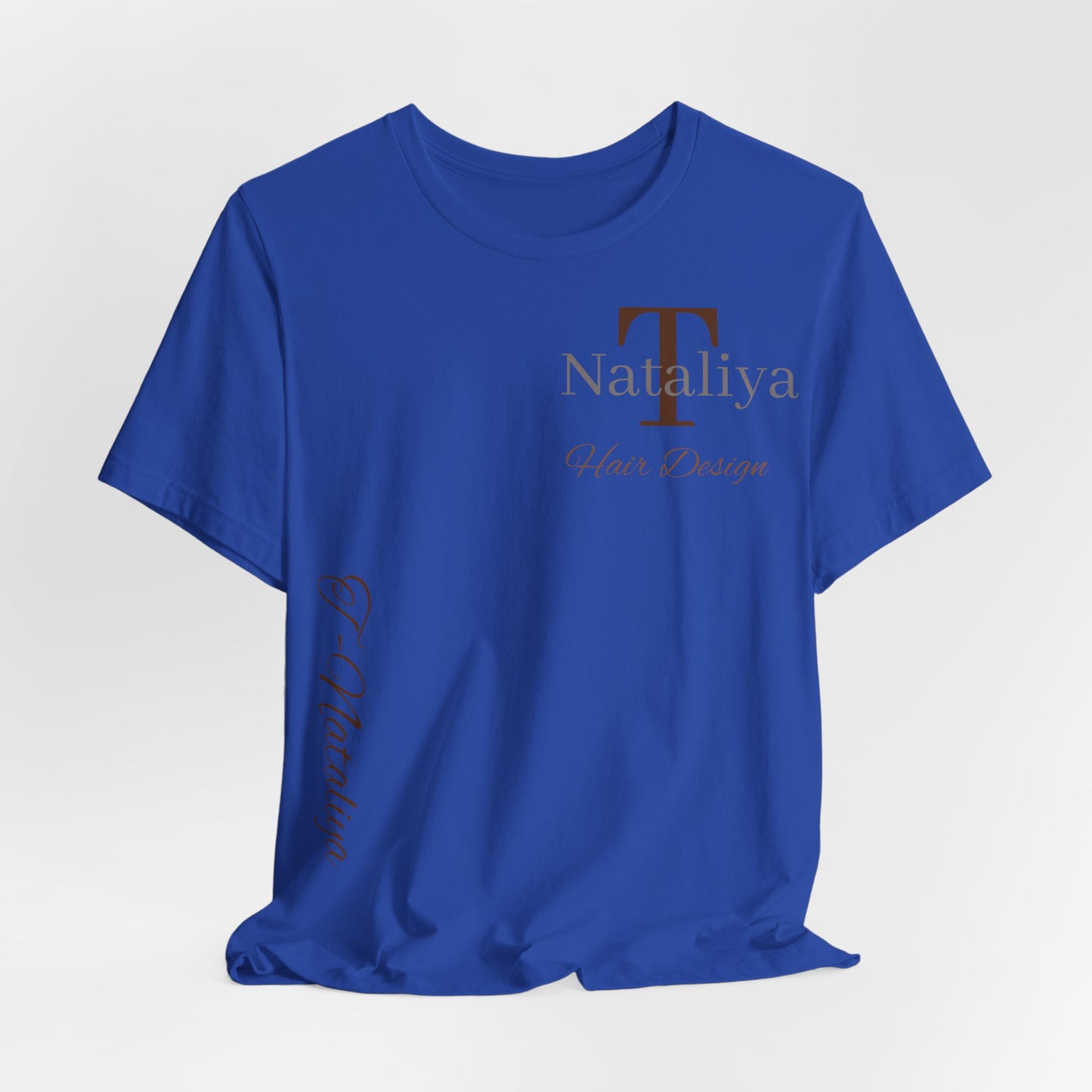 Nataliya Hair Design T-Shirt — Elegant Salon Logo Tee