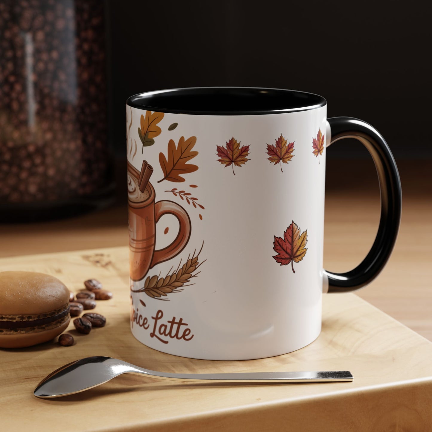 Pumpkin Spice Latte Coffee Mug, Fall Decor Mug.