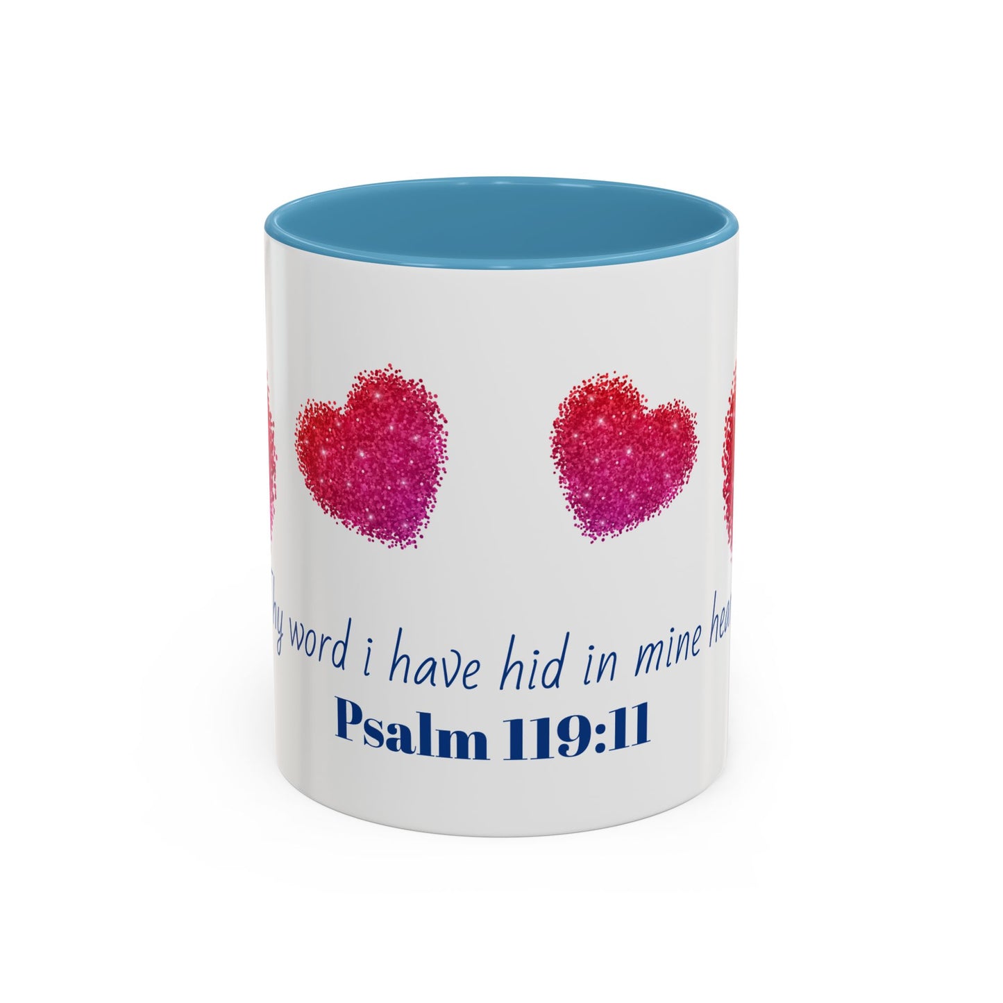 Heartfelt Inspirational Psalm Coffee Mug, Home Decor, Christian Mug.