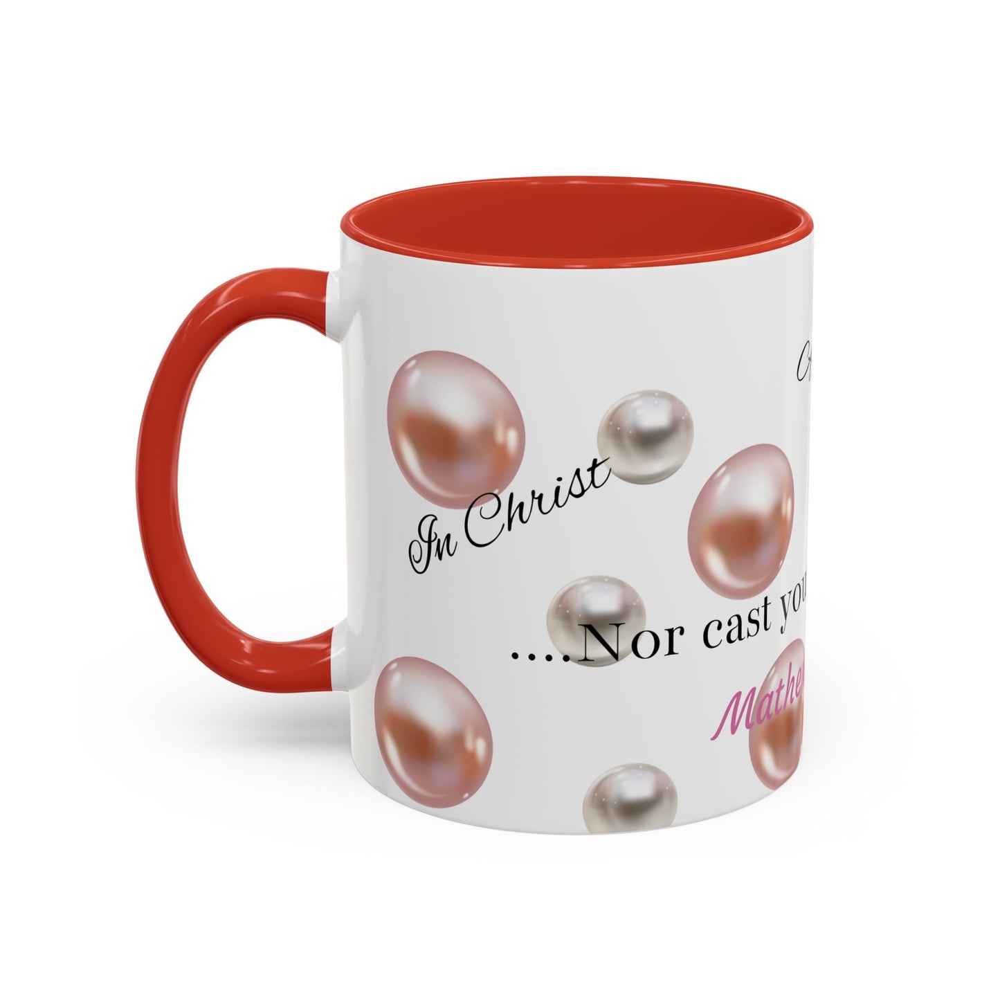 Elegant Pearls Inspirational Coffee Mug