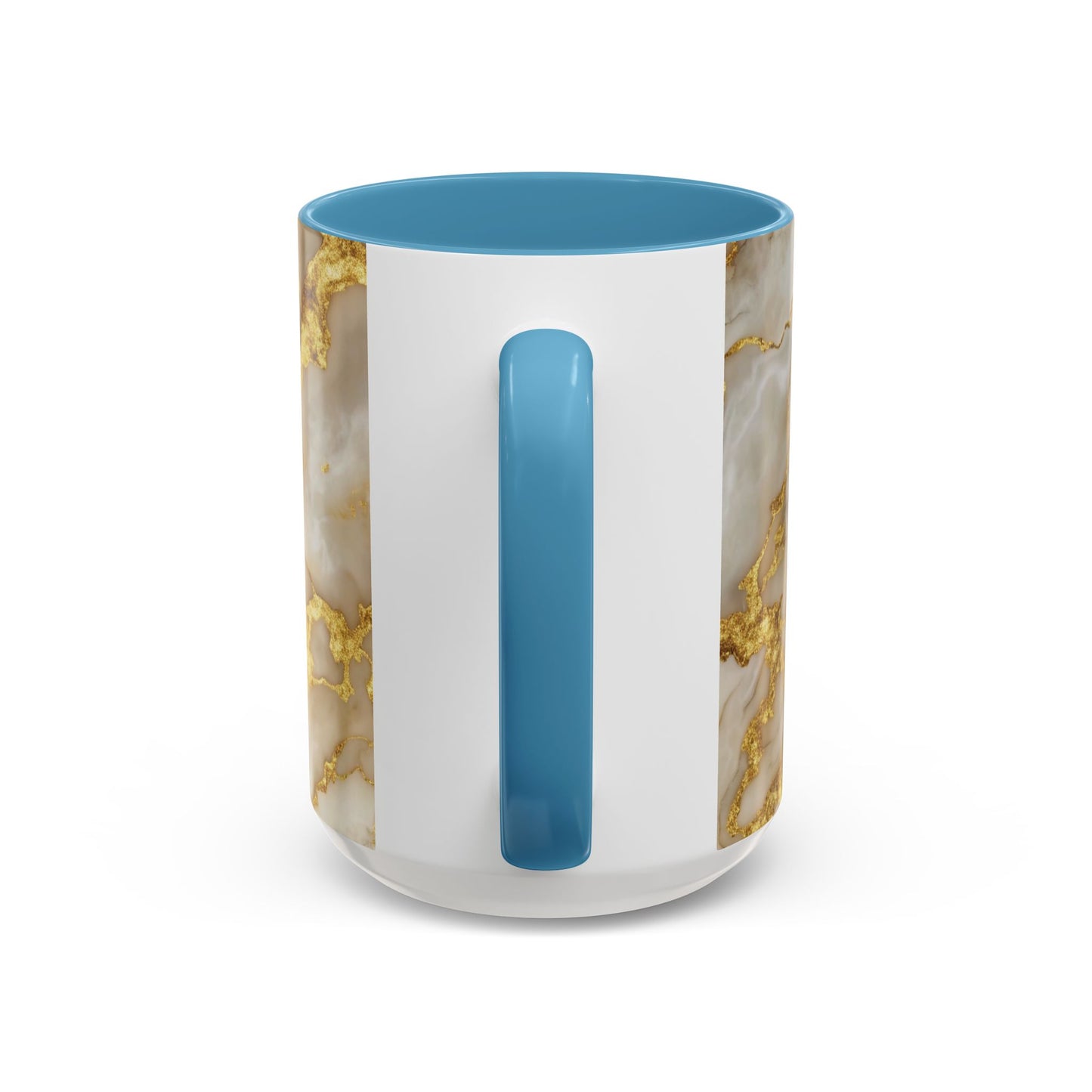 Personalized Marble Accent Coffee Mug.