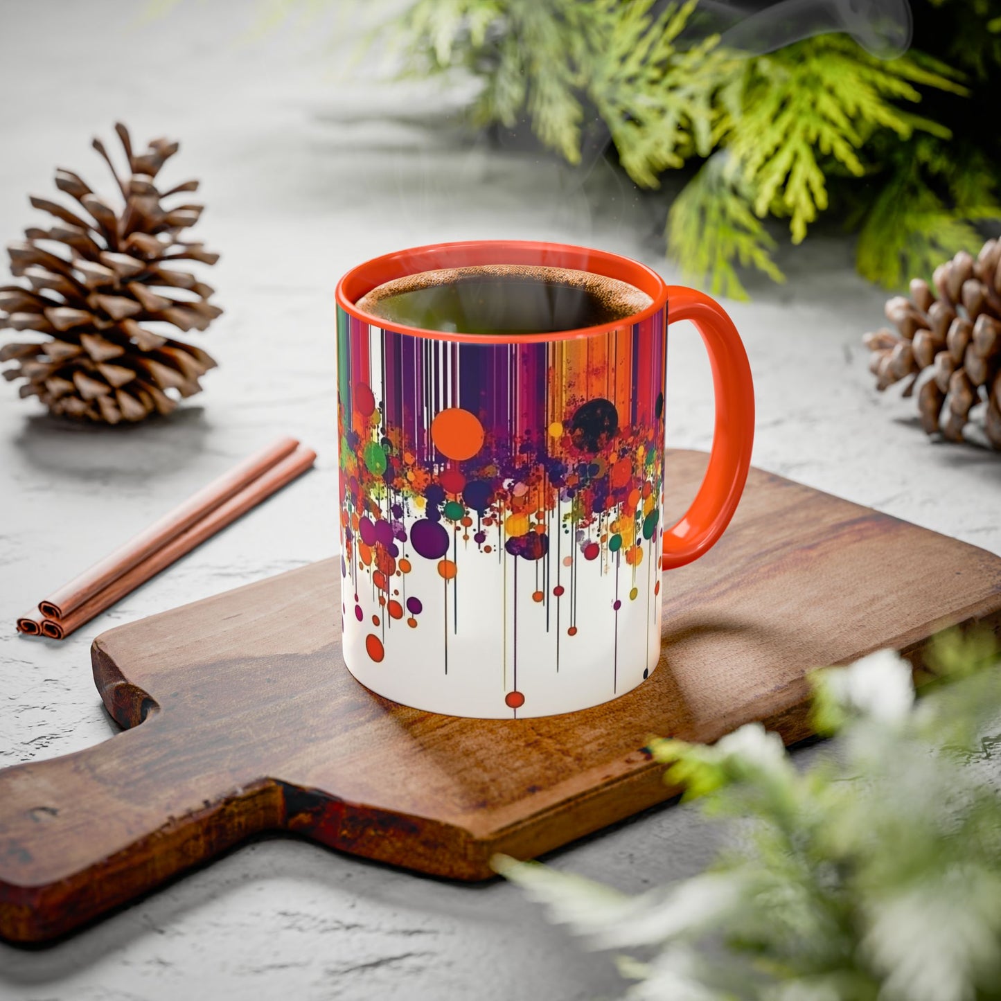 Vibrant Colorful Mugs - Perfect Gift for Coffee Lovers