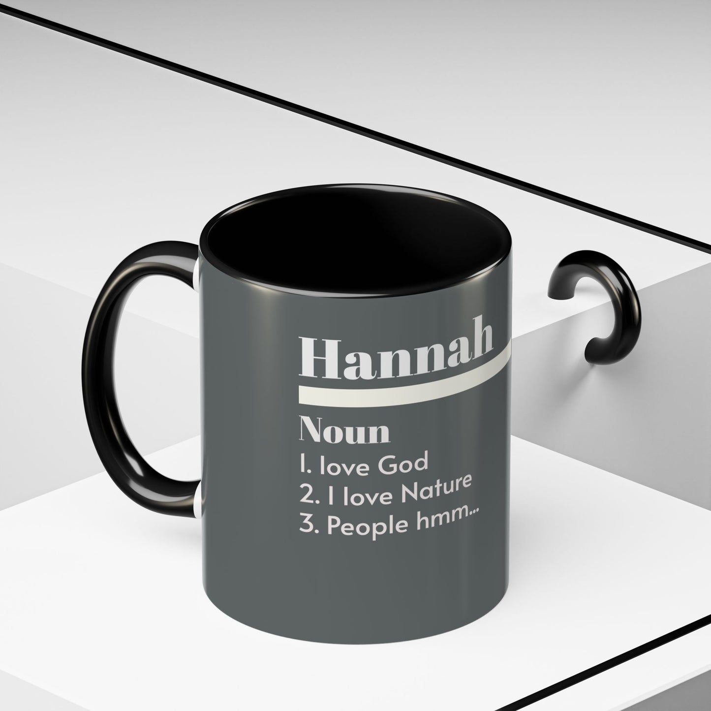 Personalized Name Accent Coffee Mug