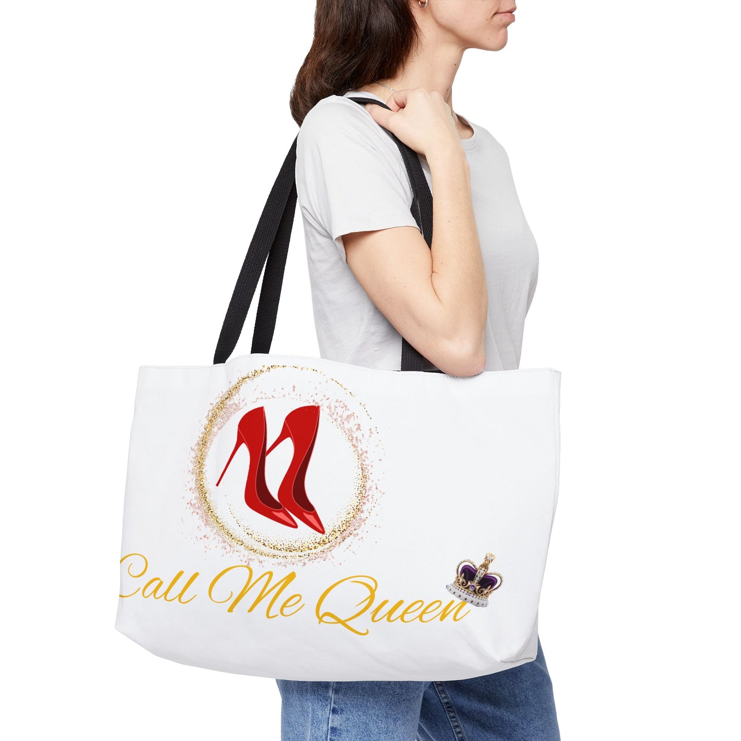 Call Me Queen Weekender Tote Bag, Fashion Tote.