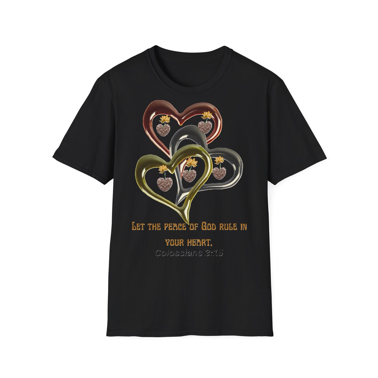 Inspirational Heart T-Shirt, Faith Shirt, Christian Apparel.