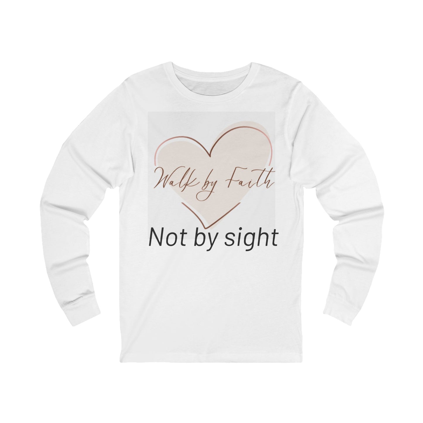 Faith-Inspired Long Sleeve Tee, Motivational Shirt.