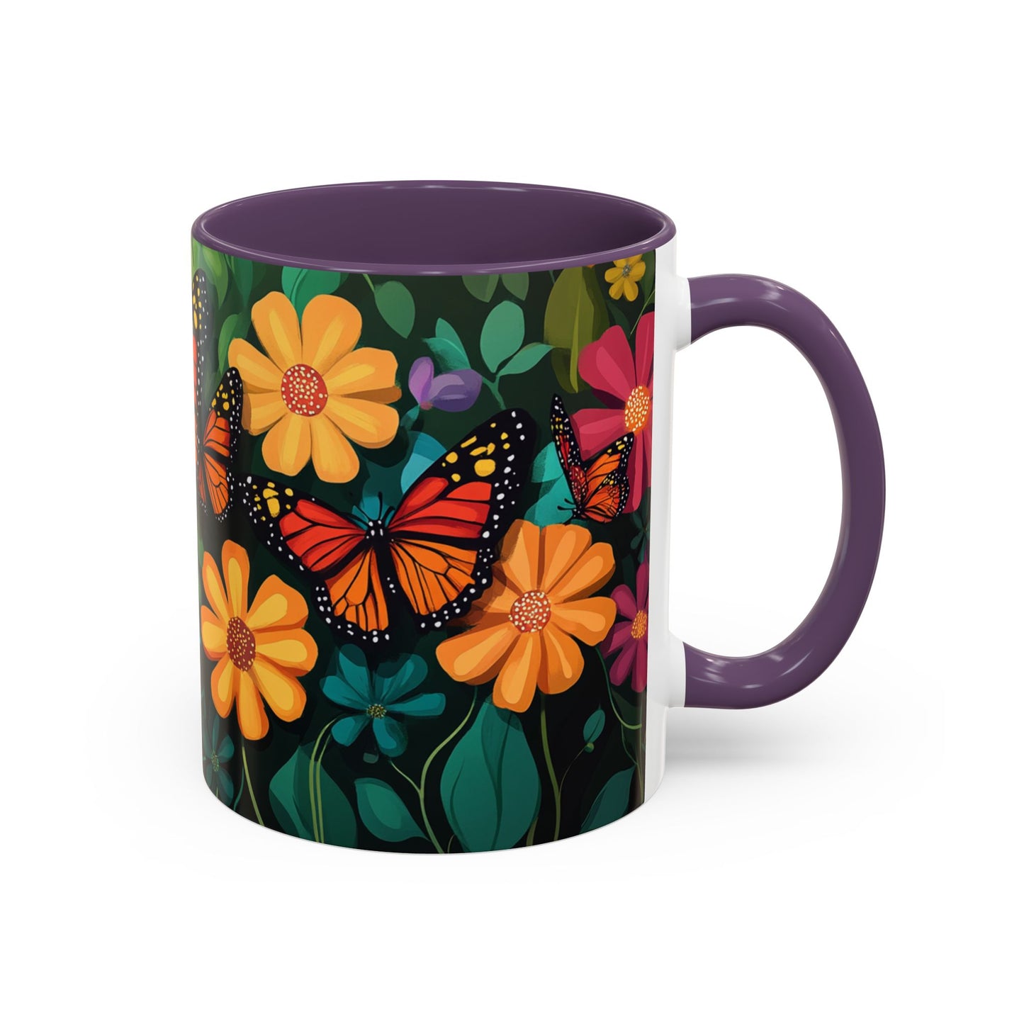 Butterfly Garden Accent Coffee Mug