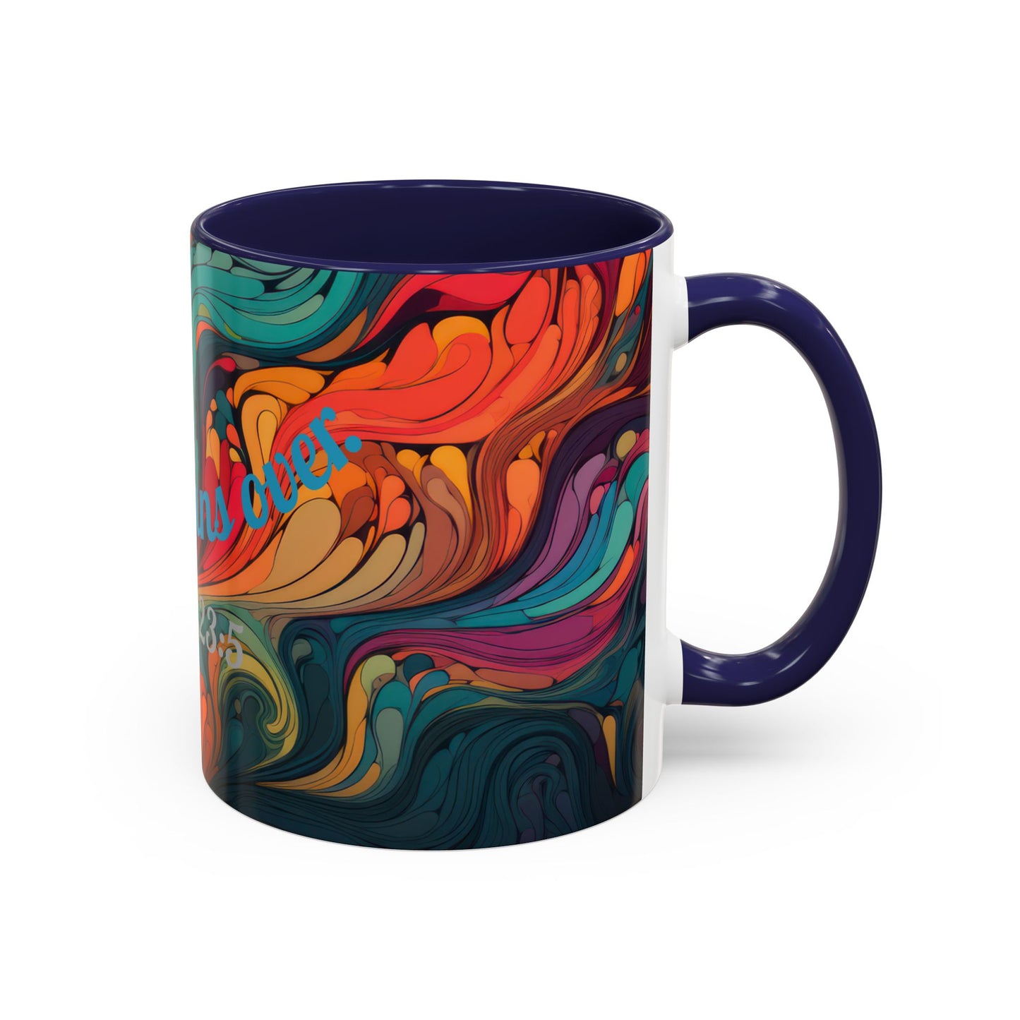 Colorful Ceramic Cup, Motivational Gift.