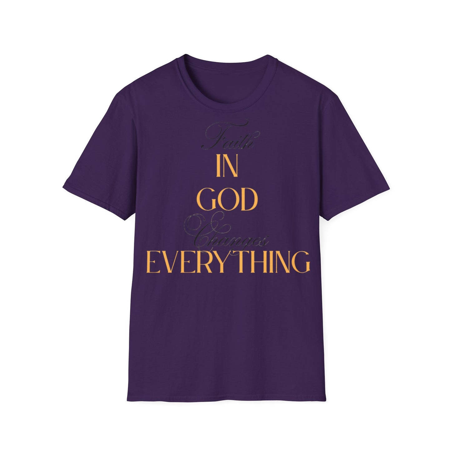 Faith-Inspired Unisex Softstyle T-Shirt, Inspirational Tee.