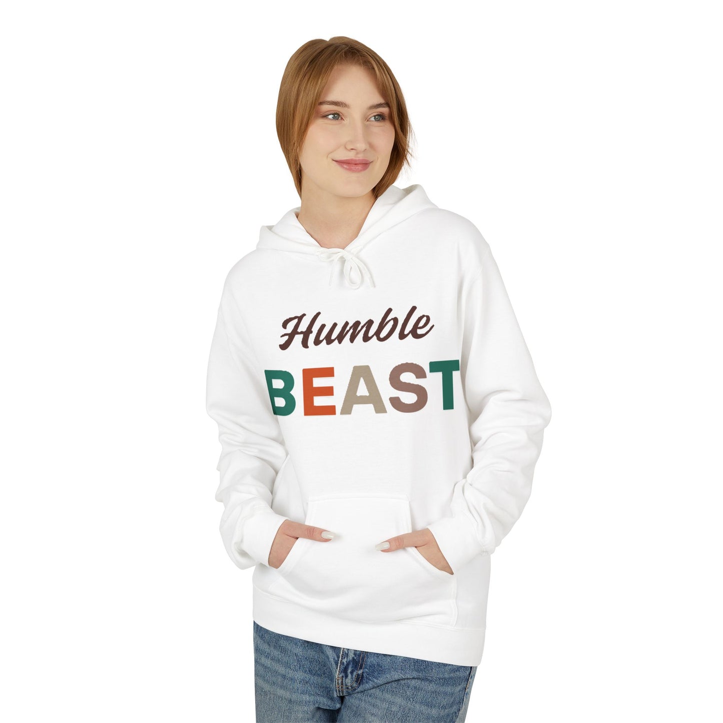 Humble Beast Hoodie Unisex Midweight Fleece | Motivational Apparel.