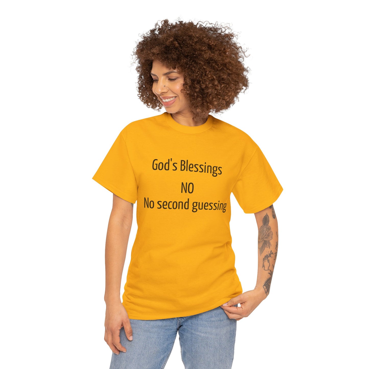 God's Blessing No Second Unisex Heavy Cotton Tee