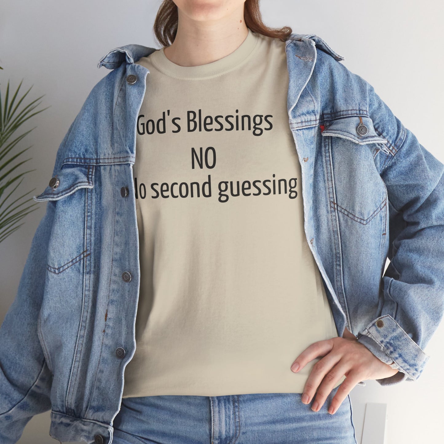 God's Blessing No Second Unisex Heavy Cotton Tee