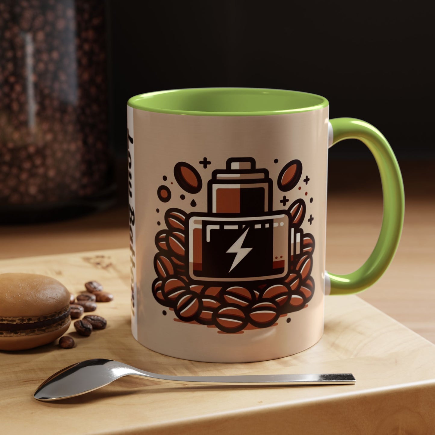 Low Battery Coffee Mug, Funny Coffee Cup, Gift for Caffeine Lovers, Unique Office Mug, Java Enthusiast Cup