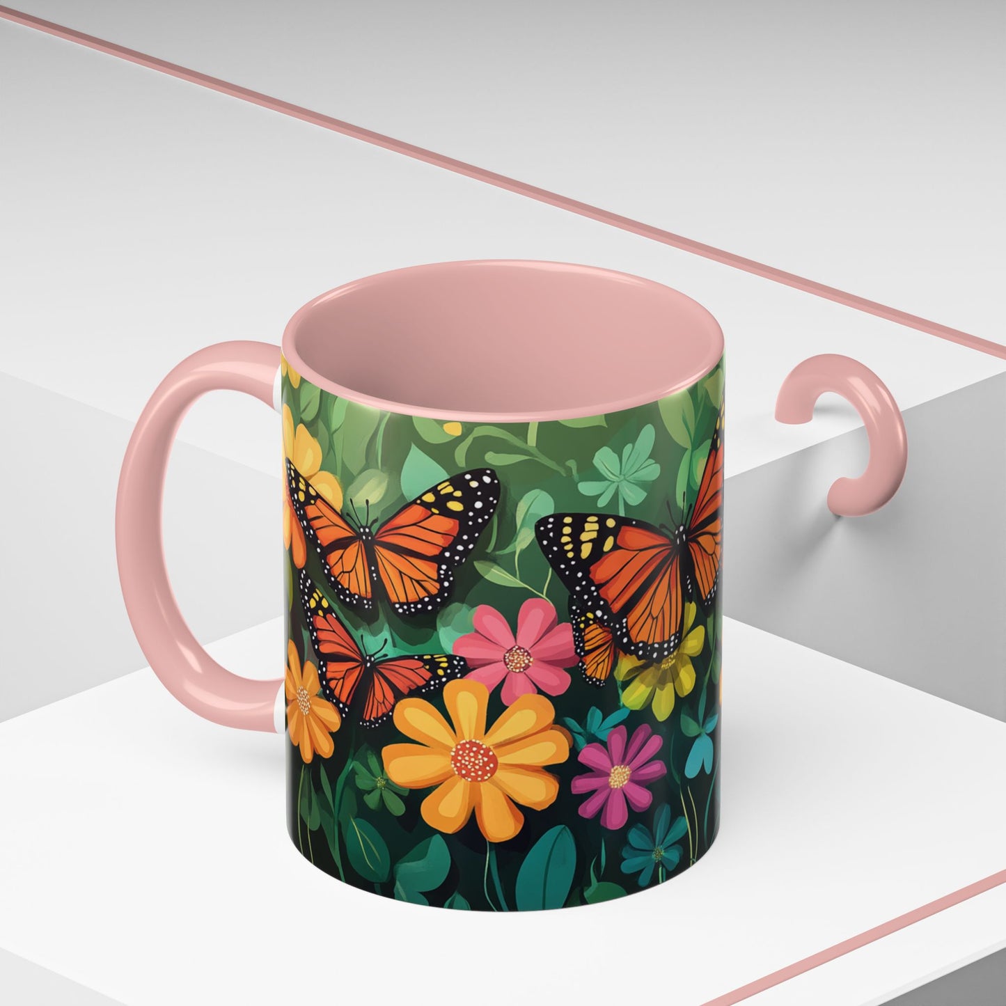 Butterfly Garden Accent Coffee Mug