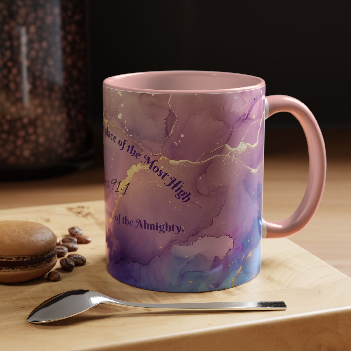 Spiritual Accent Coffee Mug - Inspirational Gift, Bible Verse Mug.