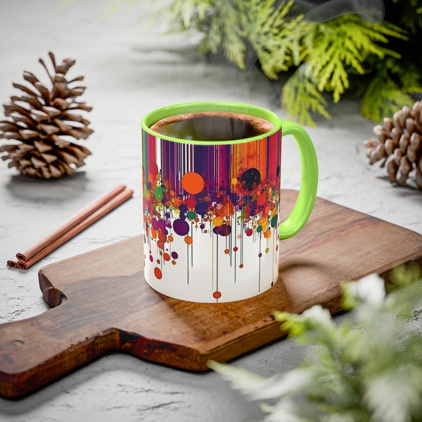 Vibrant Colorful Mugs - Perfect Gift for Coffee Lovers