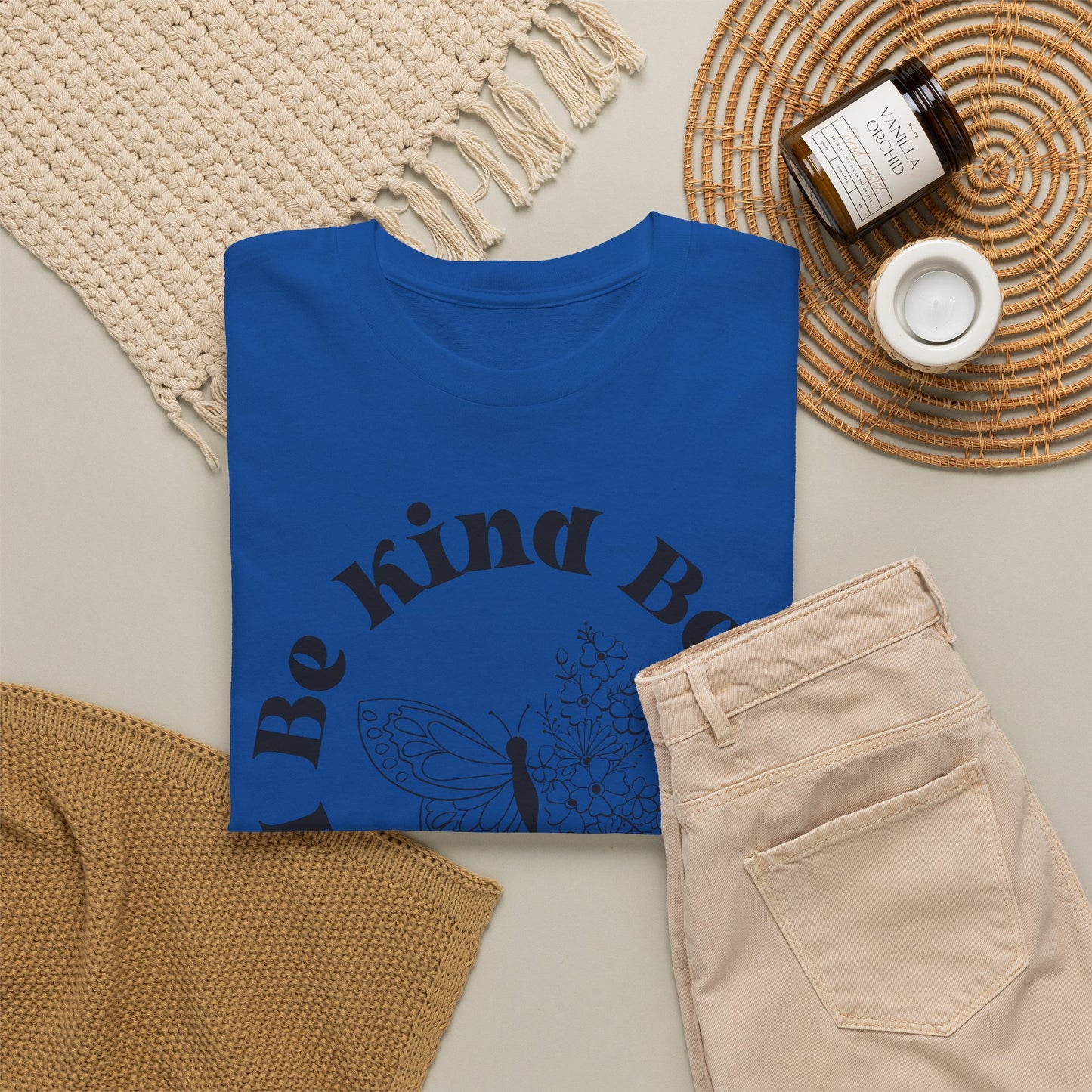 Unisex Heavy Cotton Tee - "Be Kind, Be Brave, Be Bold"