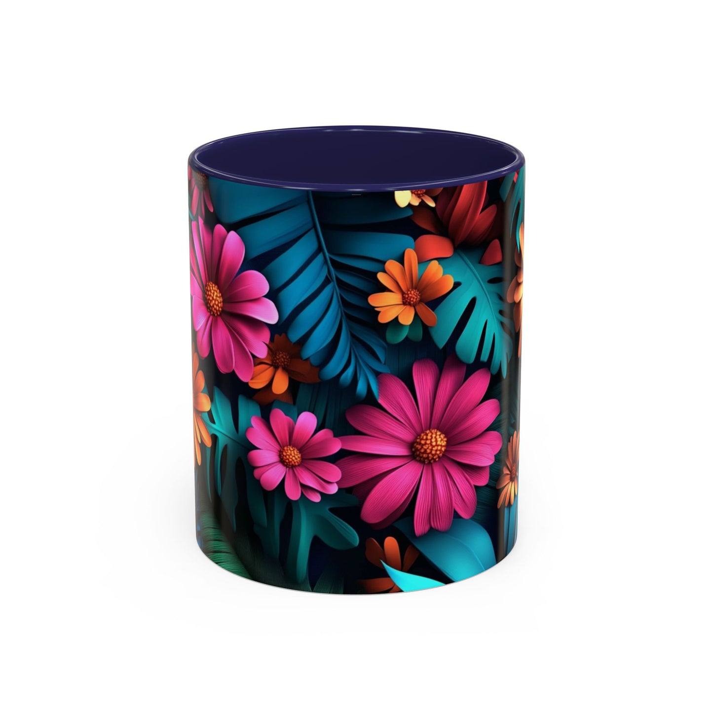 Vibrant Floral Coffee Mug