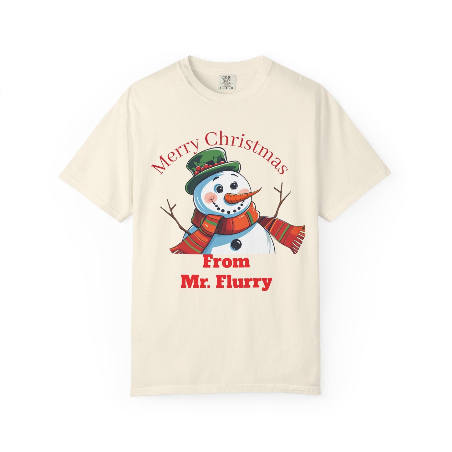 Merry Christmas Snowman T-Shirt, Holiday Gift Shirt, Festive Tee.