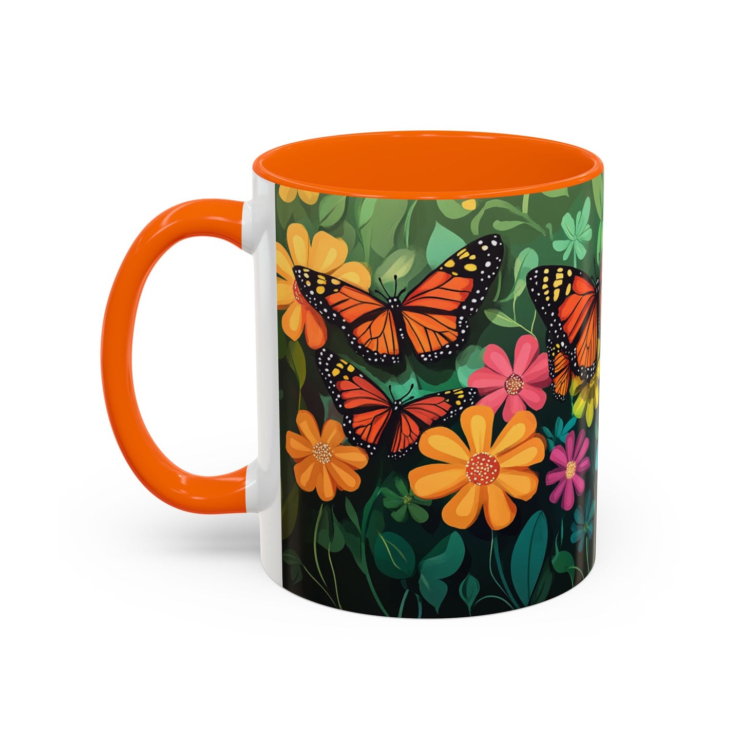 Unique Butterfly Garden Accent Coffee Mug