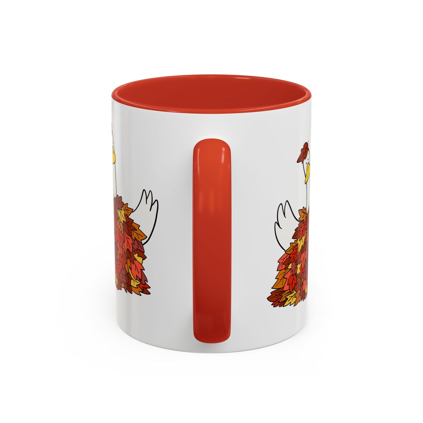Autumn-Themed Accent Coffee Mug.
