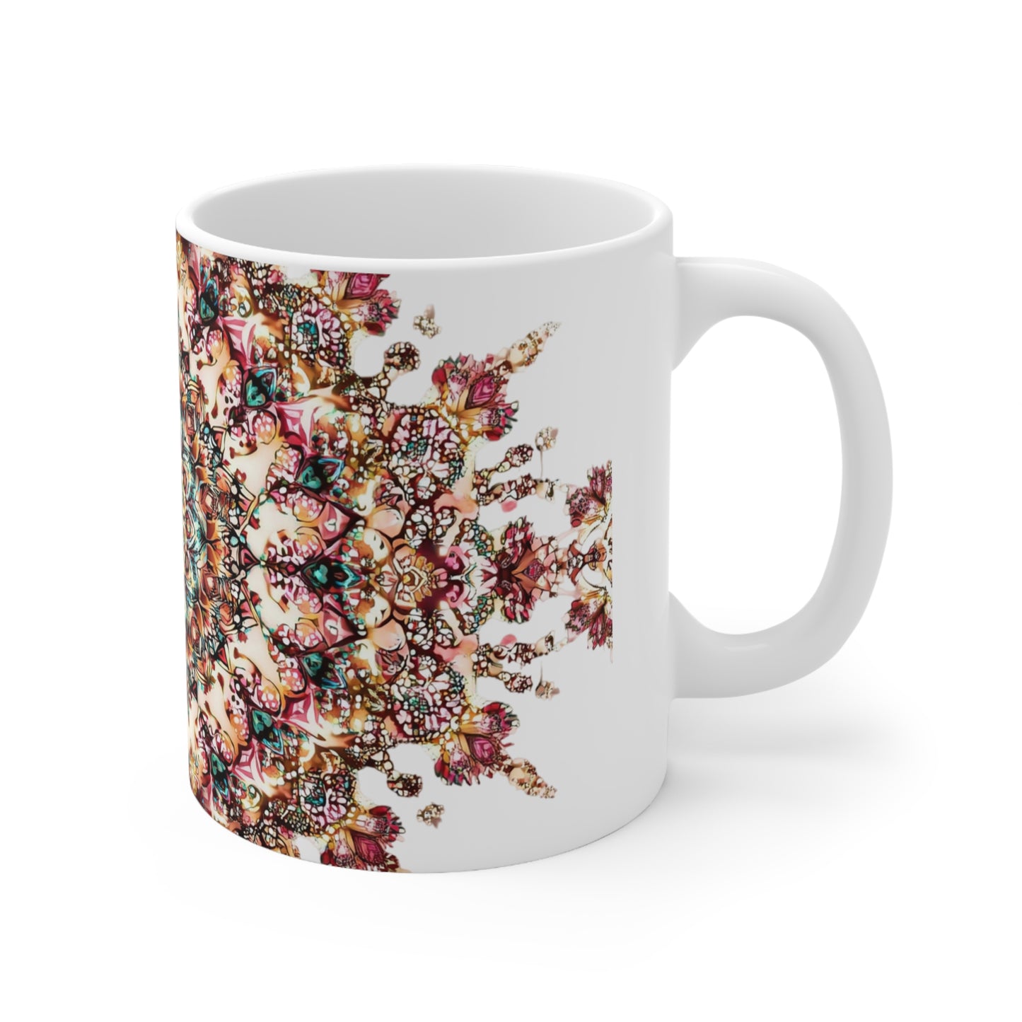 Kaleidoscope Ceramic Coffee Cups.