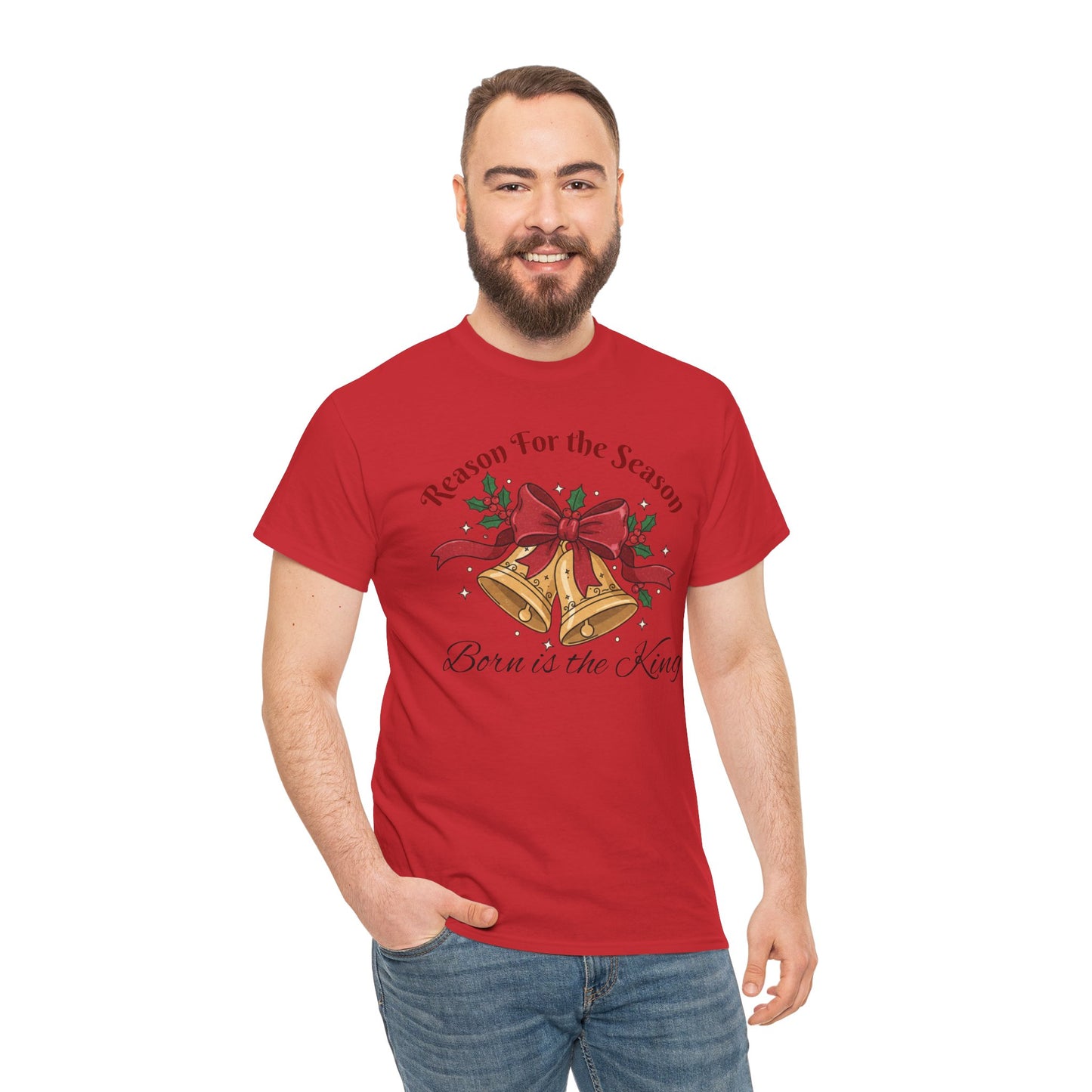 Christmas Bells Tee  Born to the King" Holiday T‑Shirt