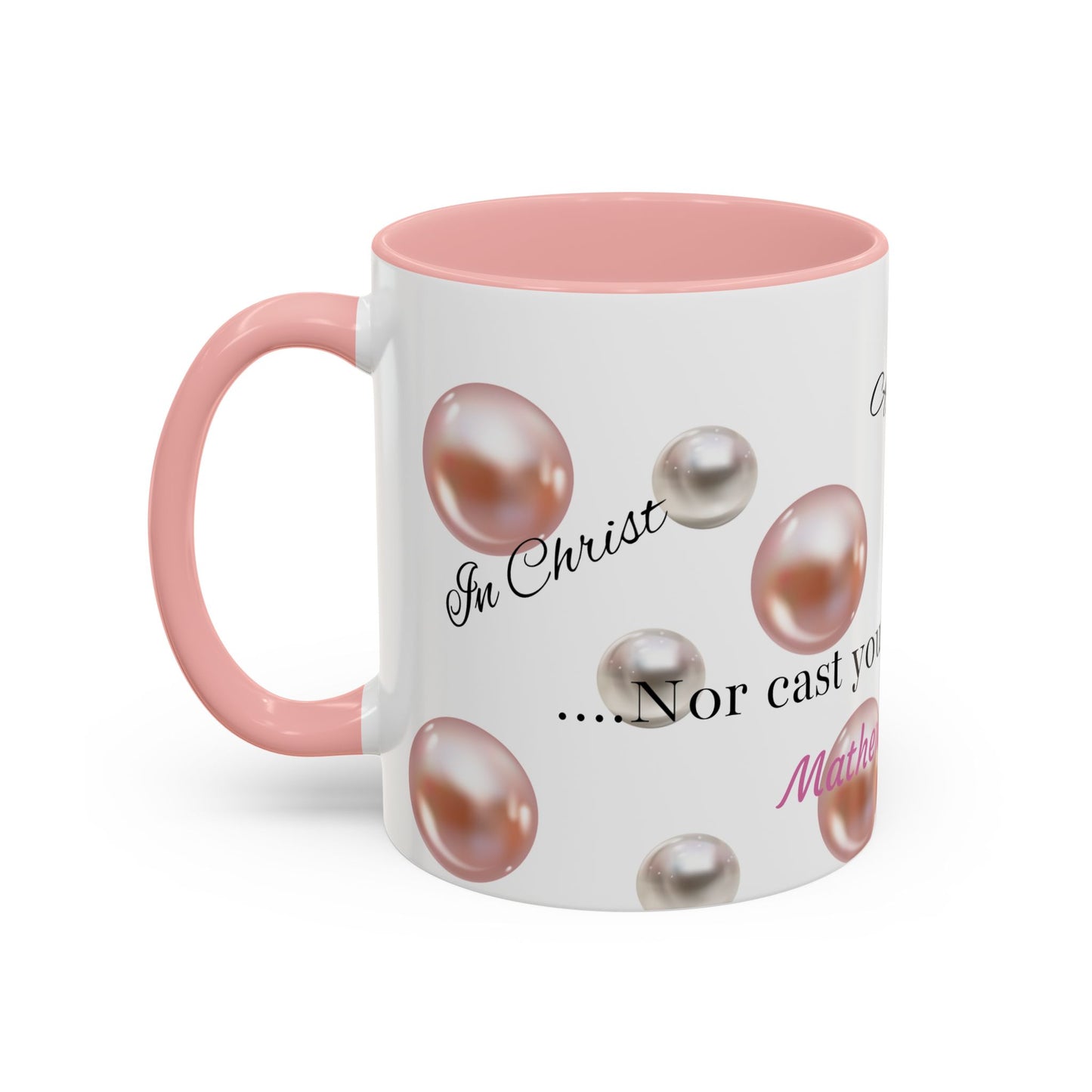 Elegant Pearls Inspirational Coffee Mug
