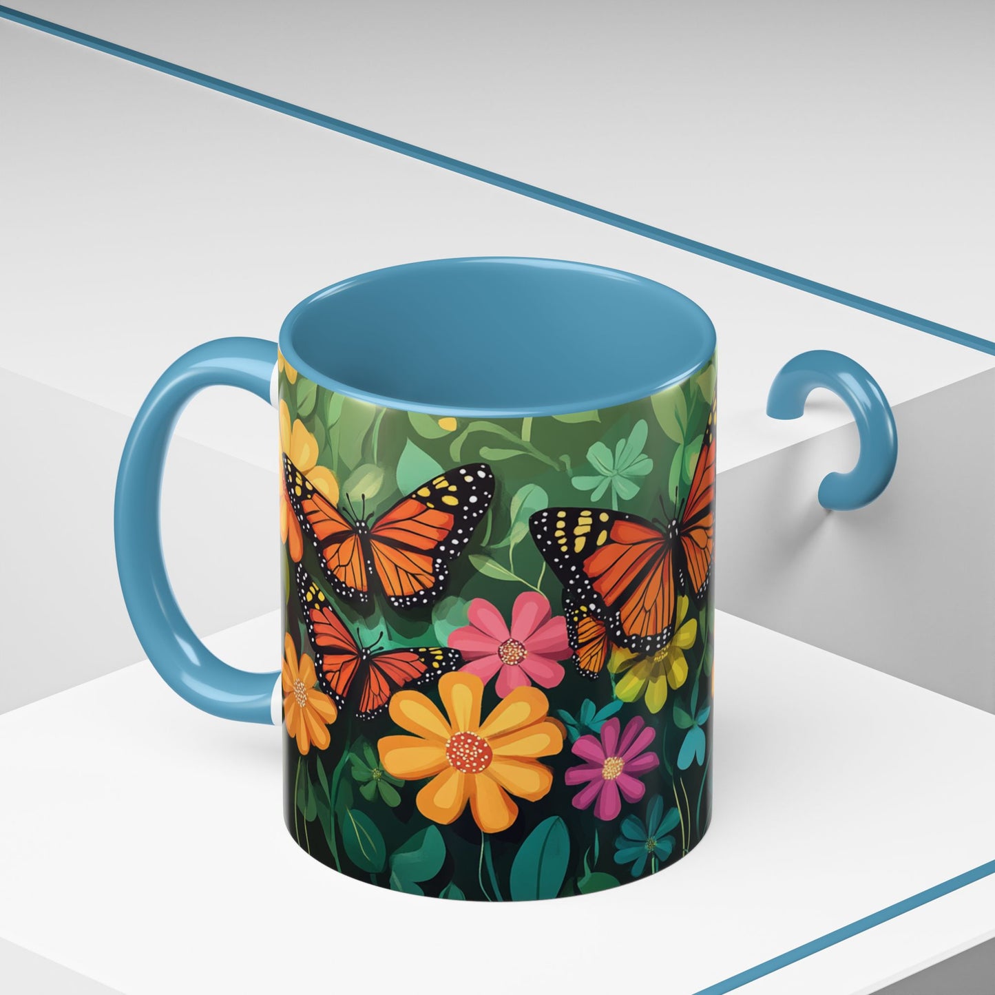 Butterfly Garden Accent Coffee Mug