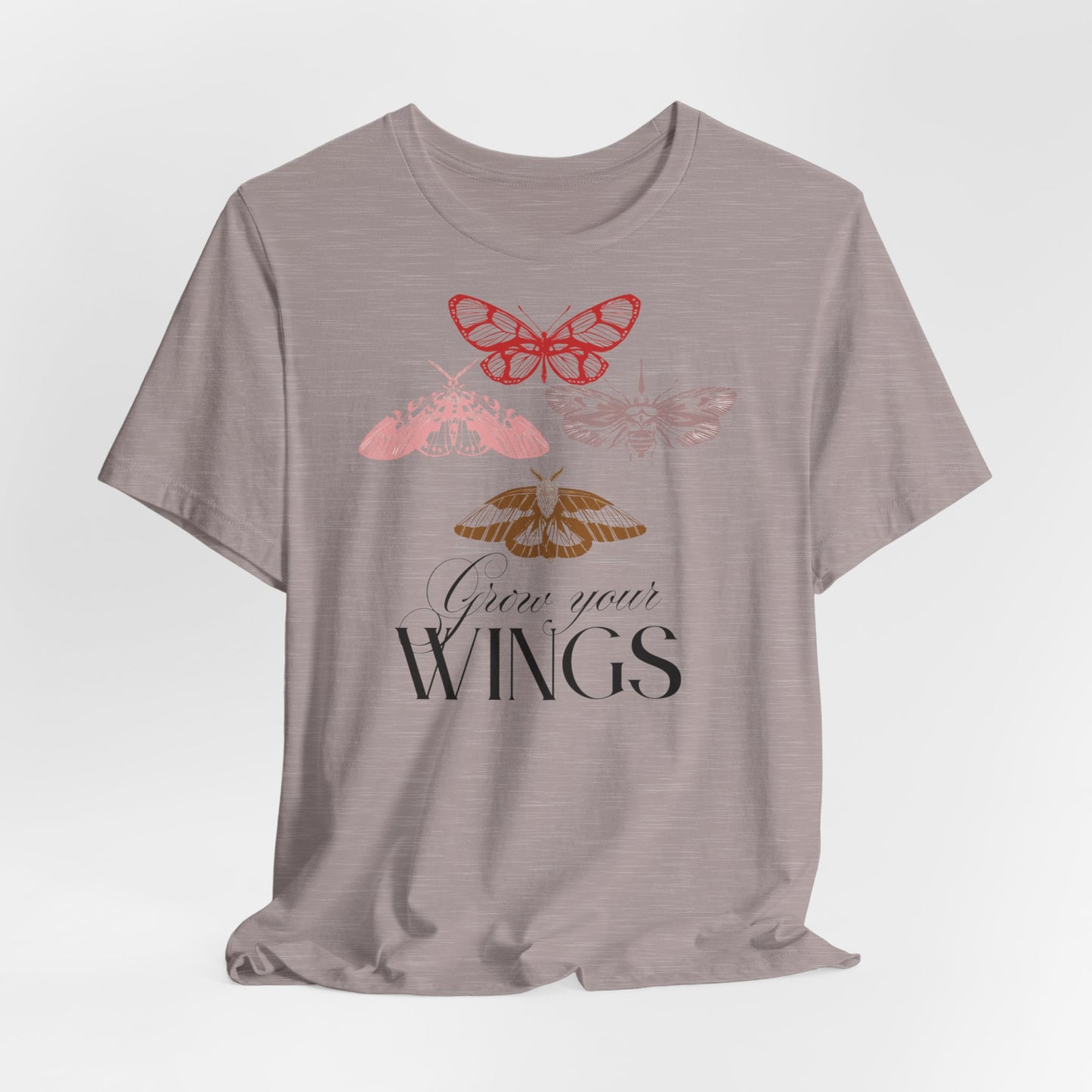 Butterfly Wings Unisex Tee - Inspirational Shirt for Nature Lovers, Gift for Her, Summer Outfit, Motivational Apparel, Casual Wear