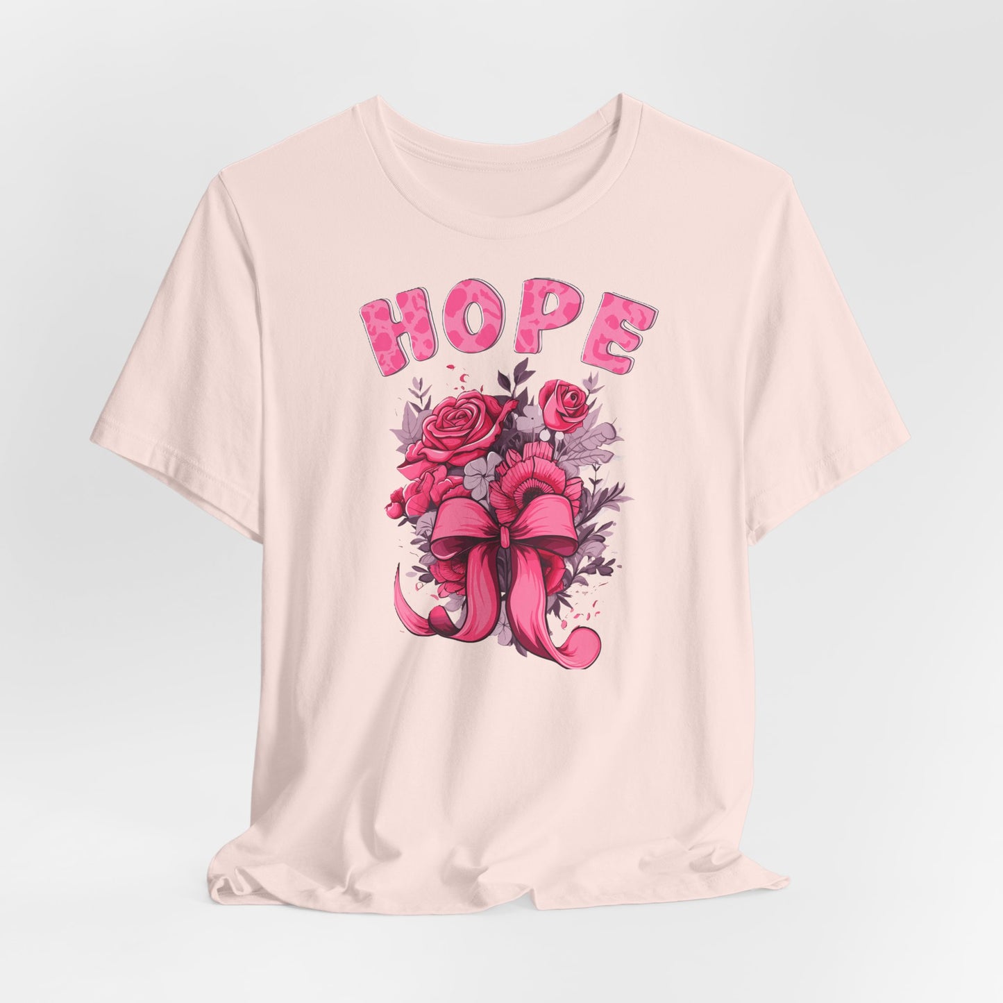 Hope Floral Design Unisex Tee, Positive Vibes Shirt.