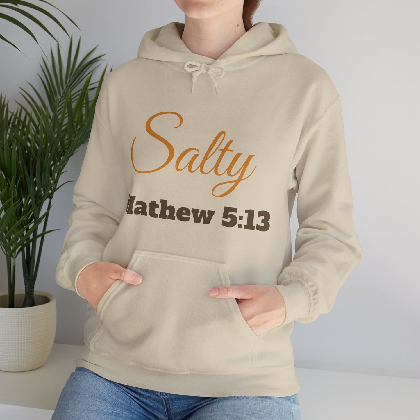 Salty Matthew 5:13 Hoodie — Christian Faith Quote Pullover