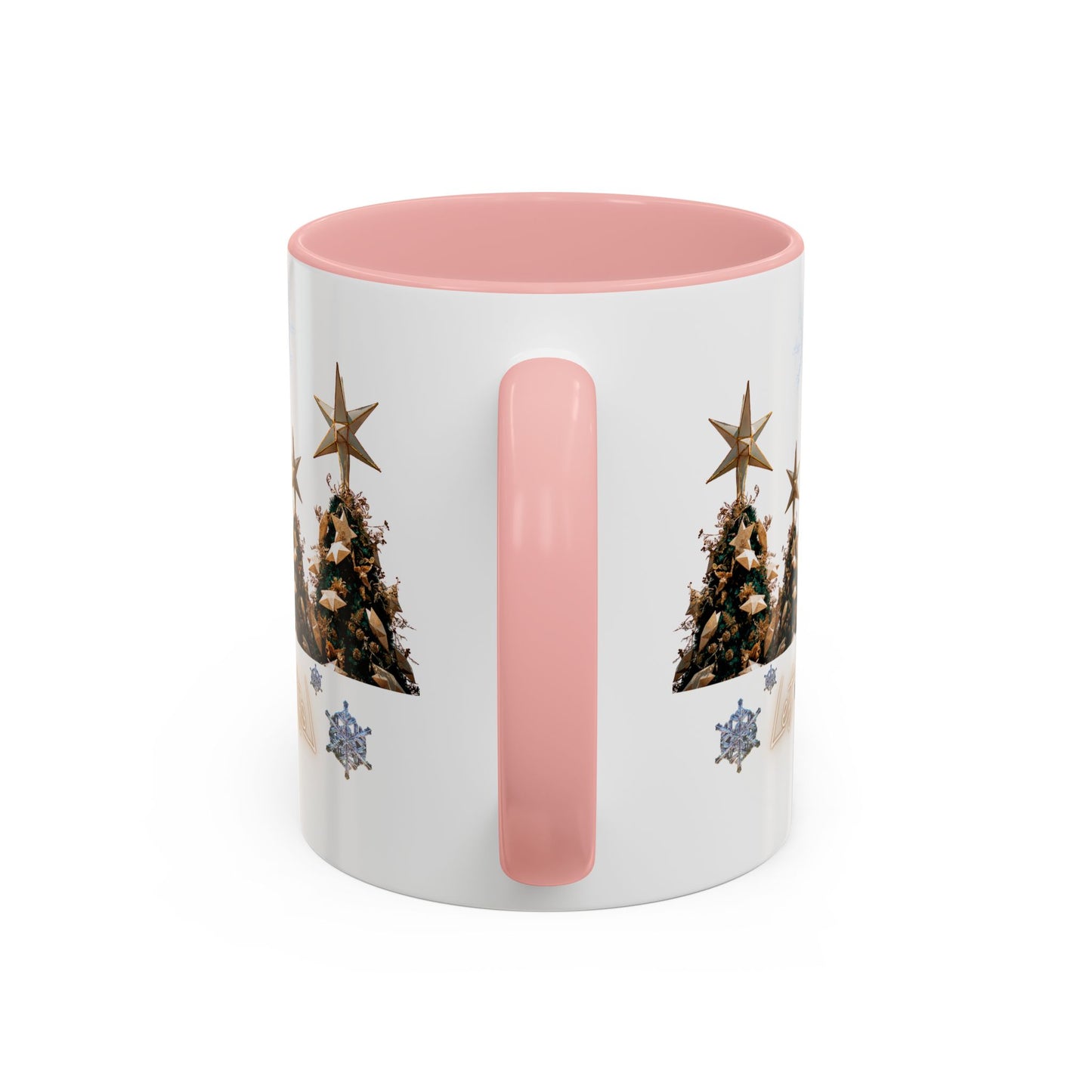 Christmas Trees Accent Coffee Mug – 'Merry Christmas'