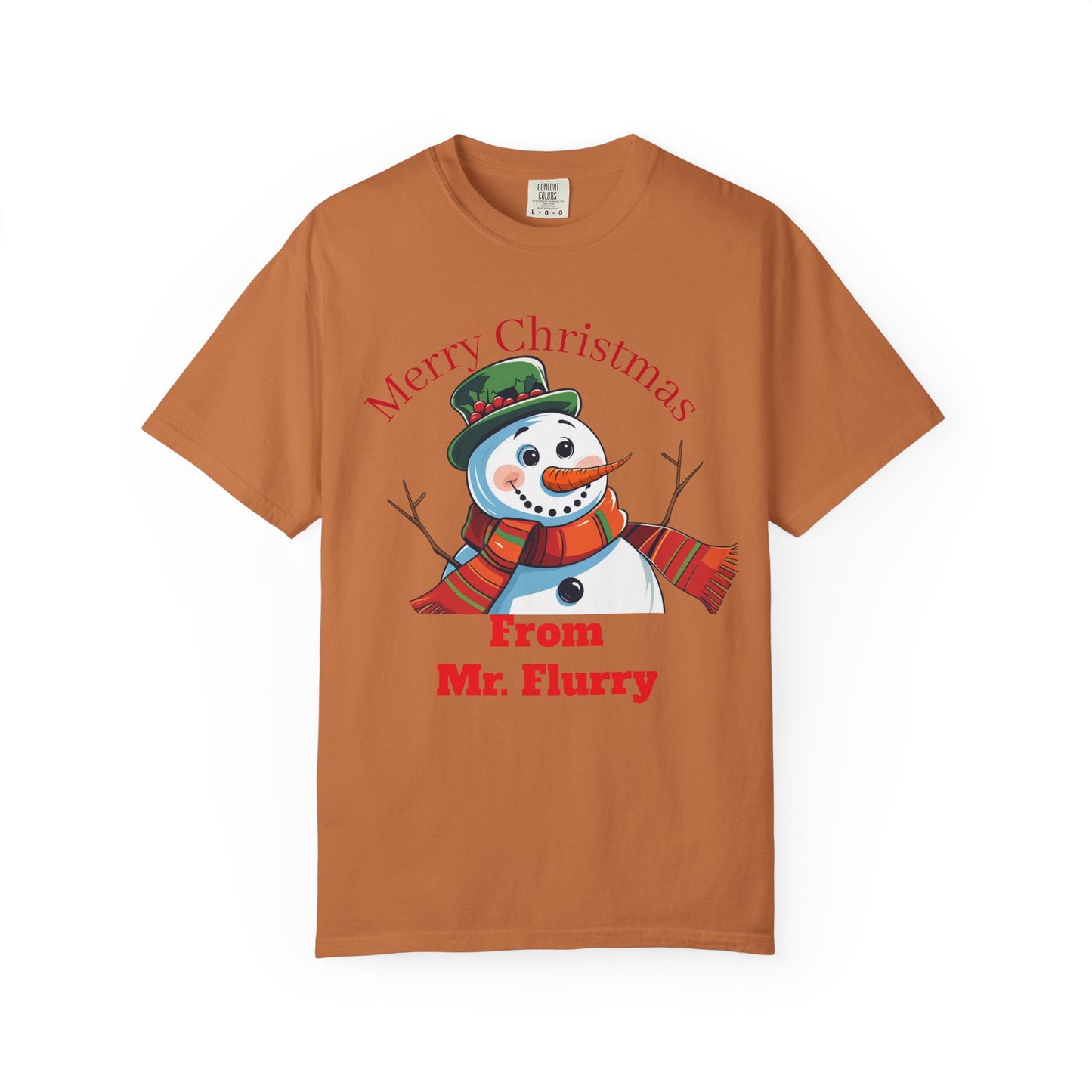 Merry Christmas Snowman T-Shirt, Holiday Gift Shirt, Festive Tee.