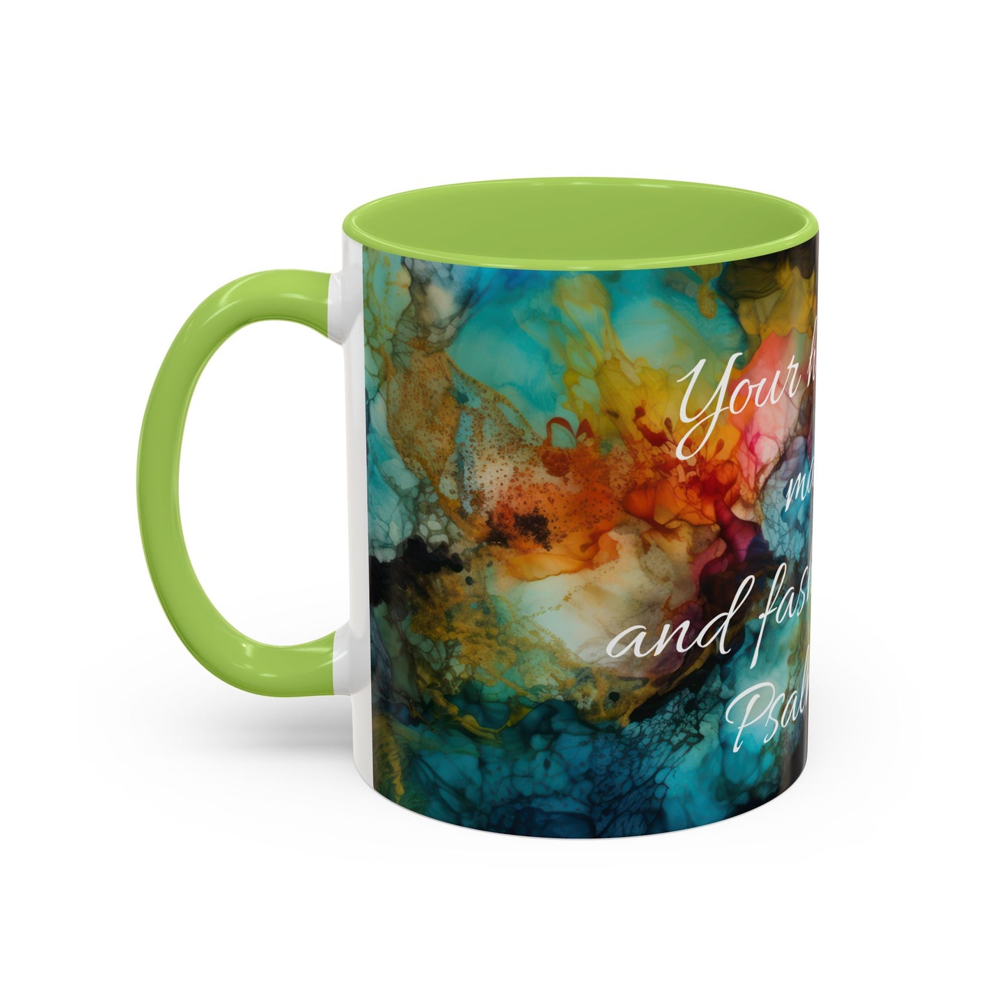 Inspirational Coffee Mug, Colorful Art Mug.