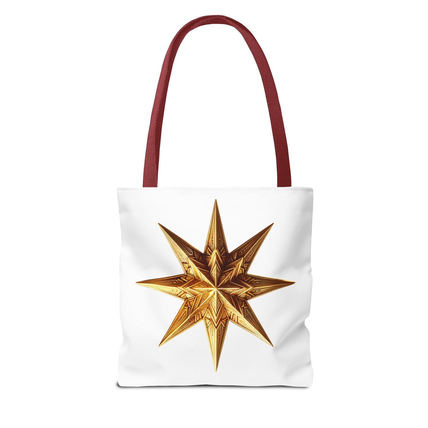 Golden Star Tote Bag, Stylish Reusable Tote, Eco-Friendly Shopping Bag.